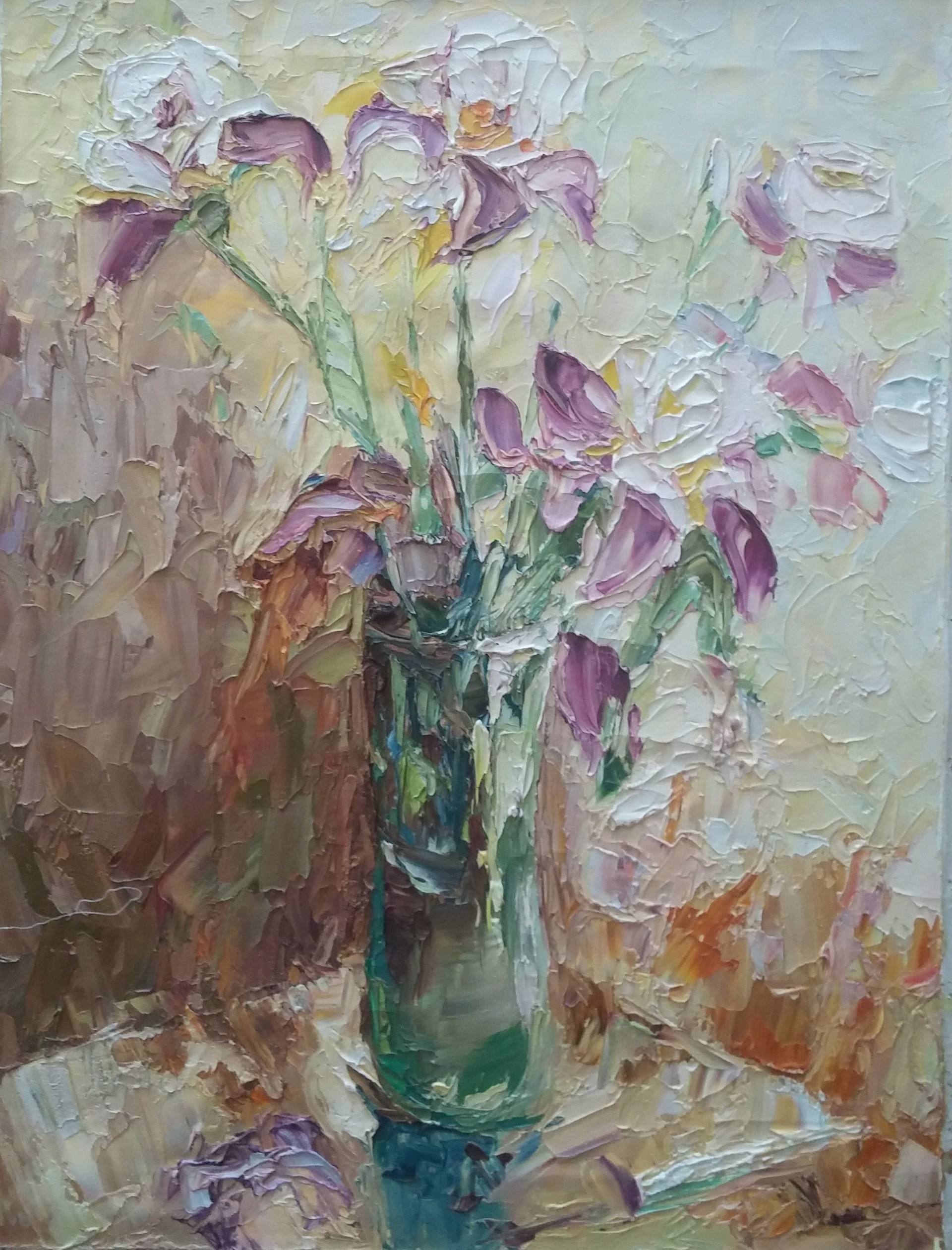 Irises by Tuman Zhumabaev