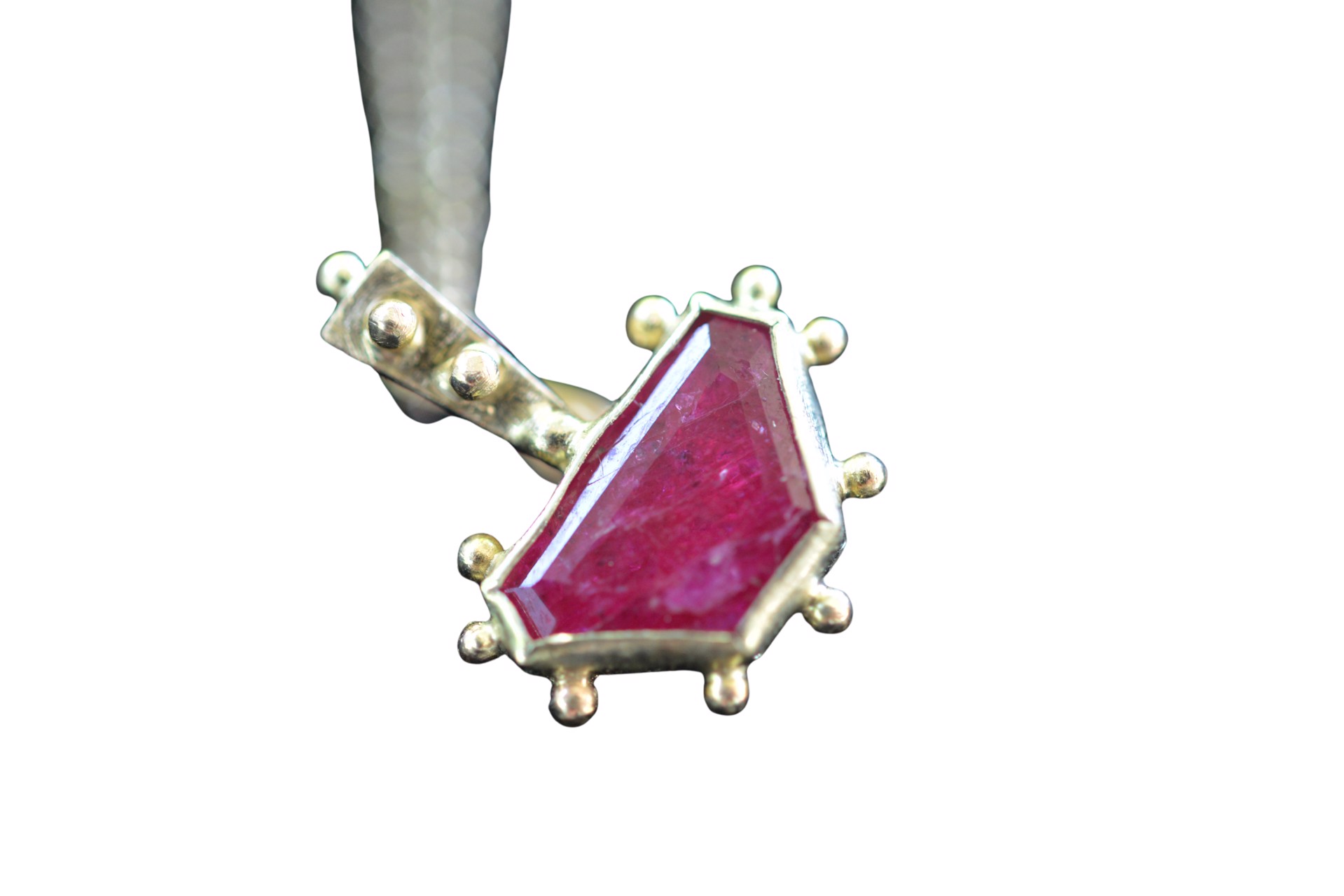 Ruby Slice Pendant by Morgan Rosenberg | RiverSea Gallery