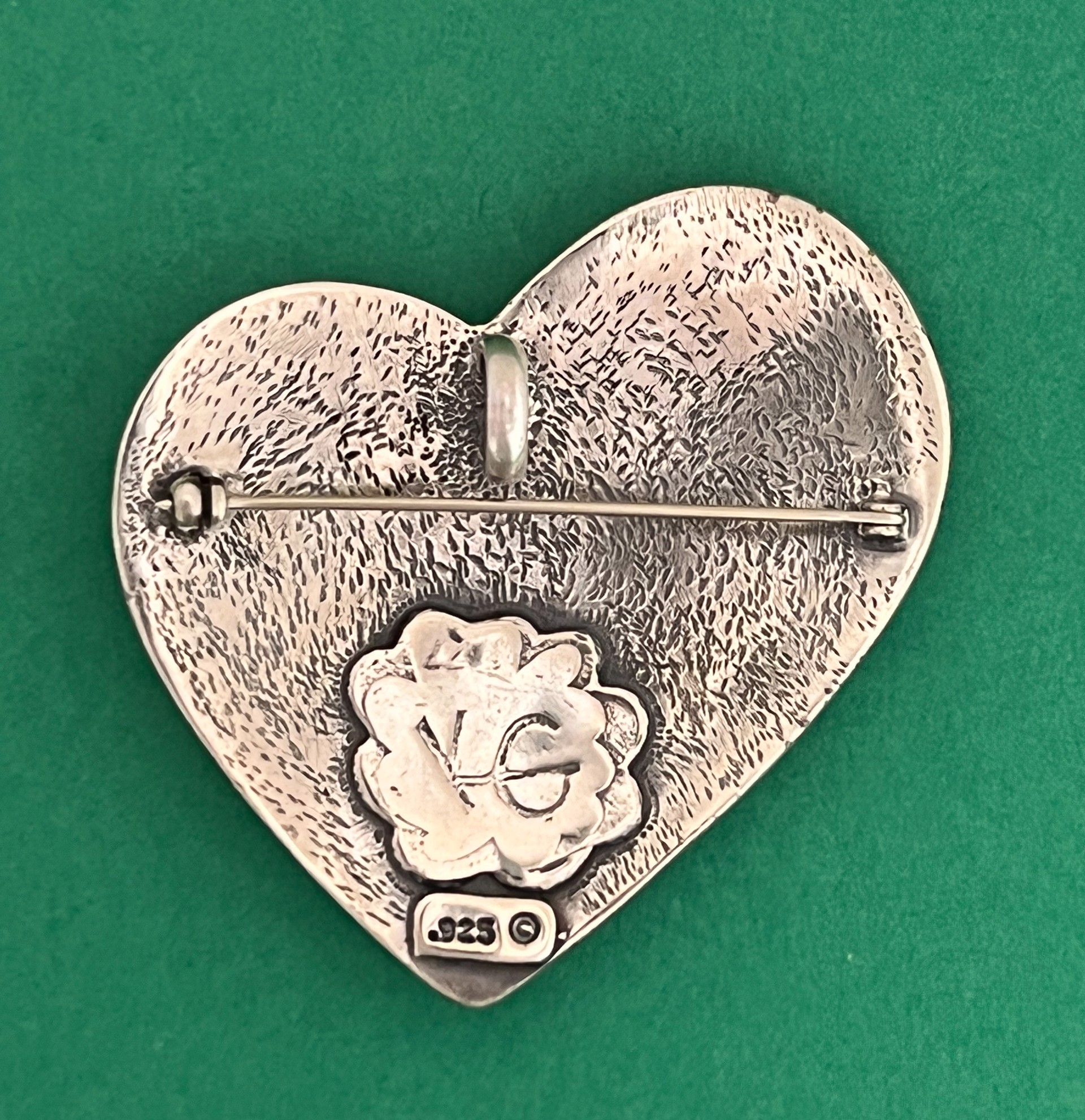 Together (Three Hearts Pin/pendant) by Kerry Green