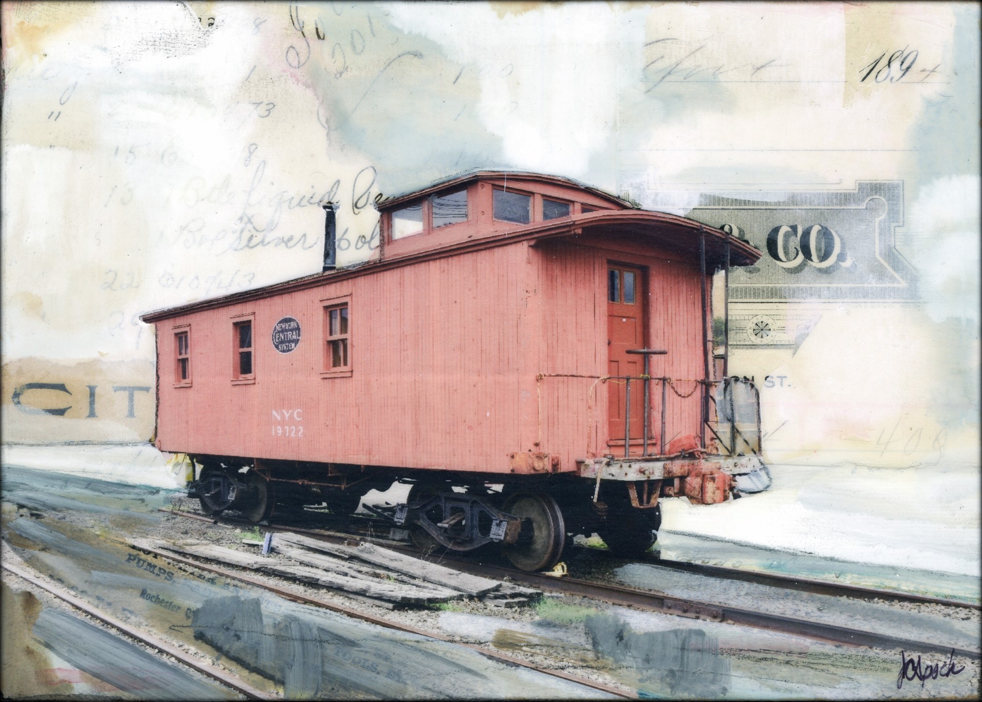 NYC Caboose by JC Spock