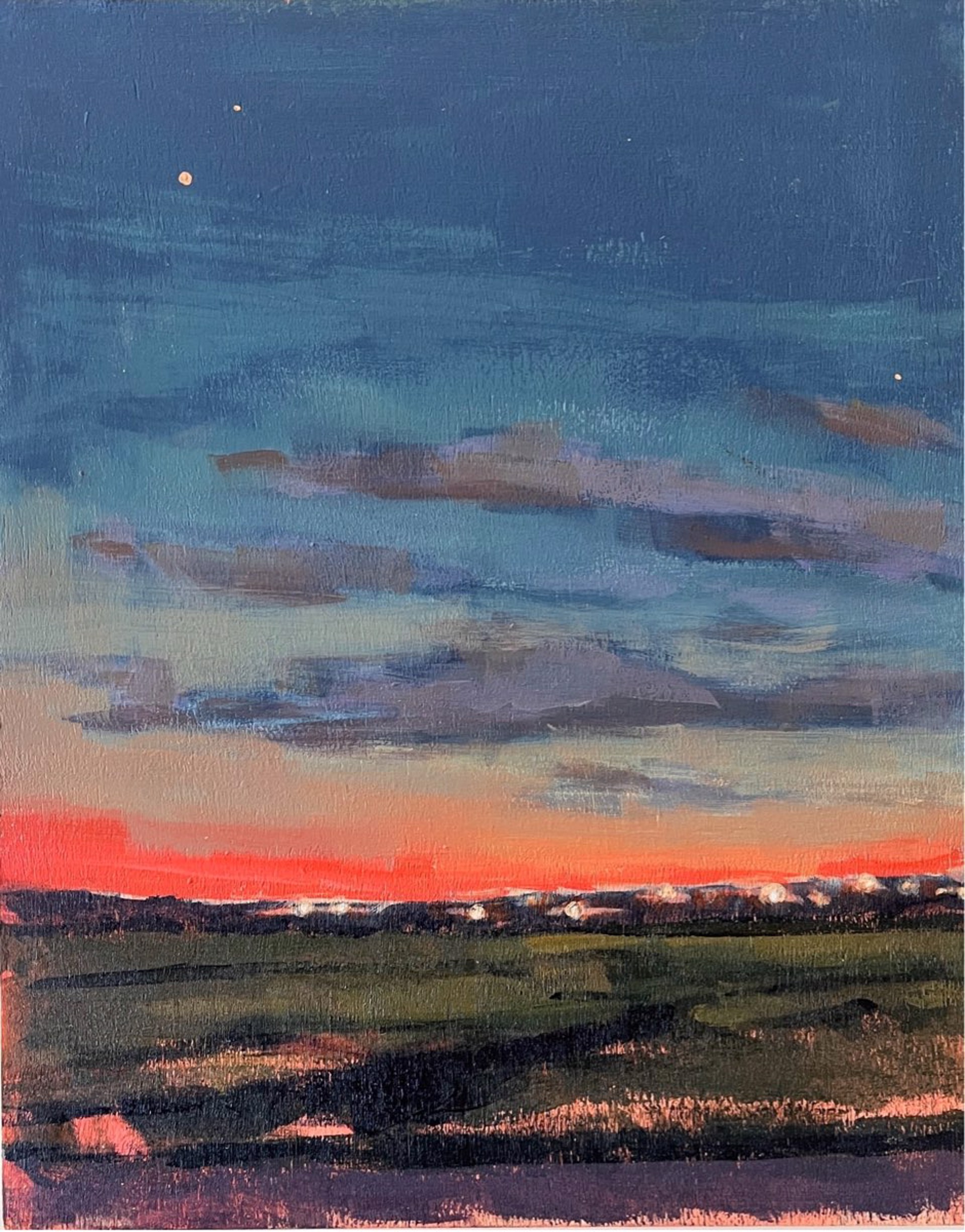 Winter Sunset no. 4 by Maggie Stickney