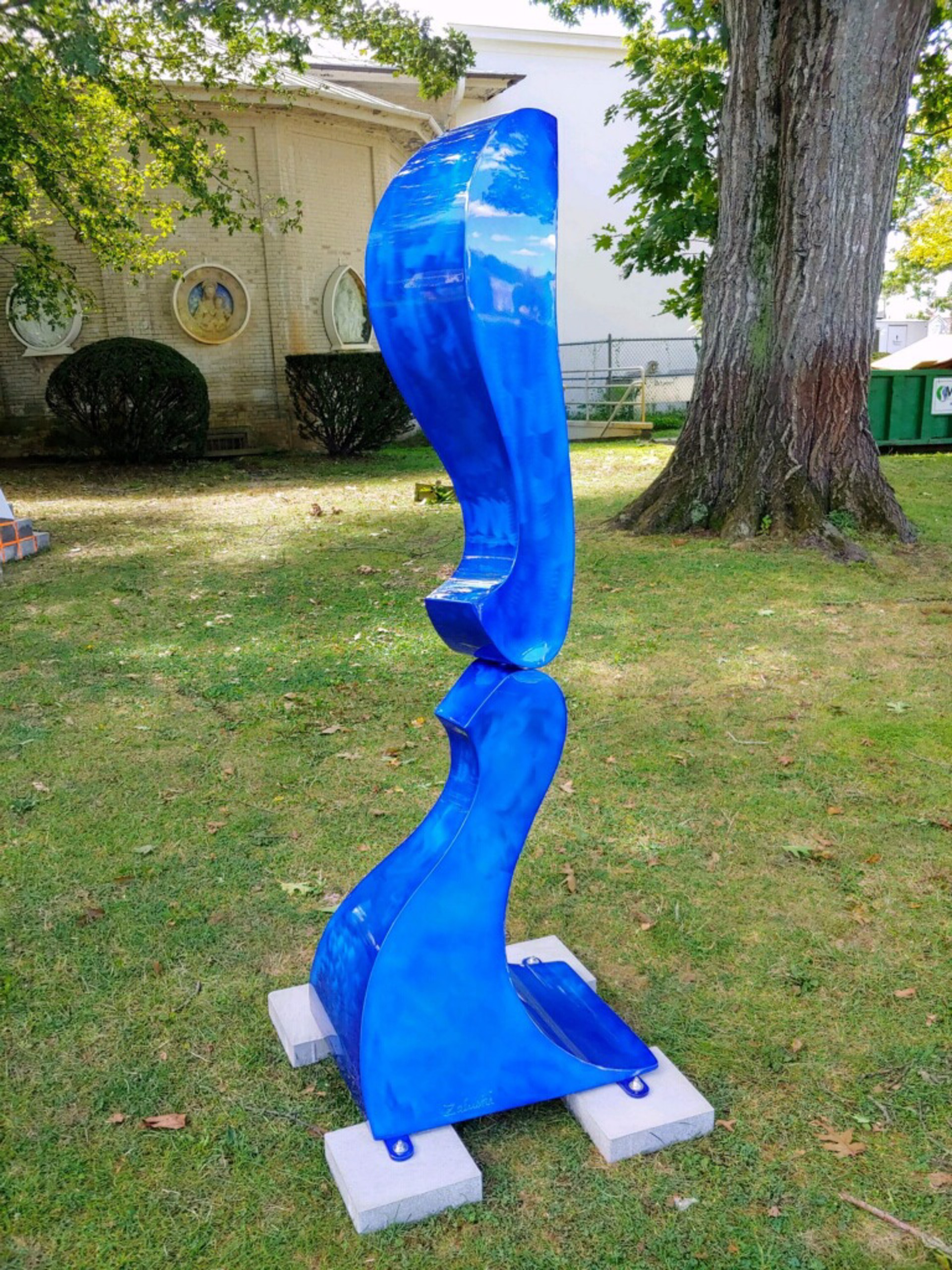Large Blue Flame by Steve Zaluski