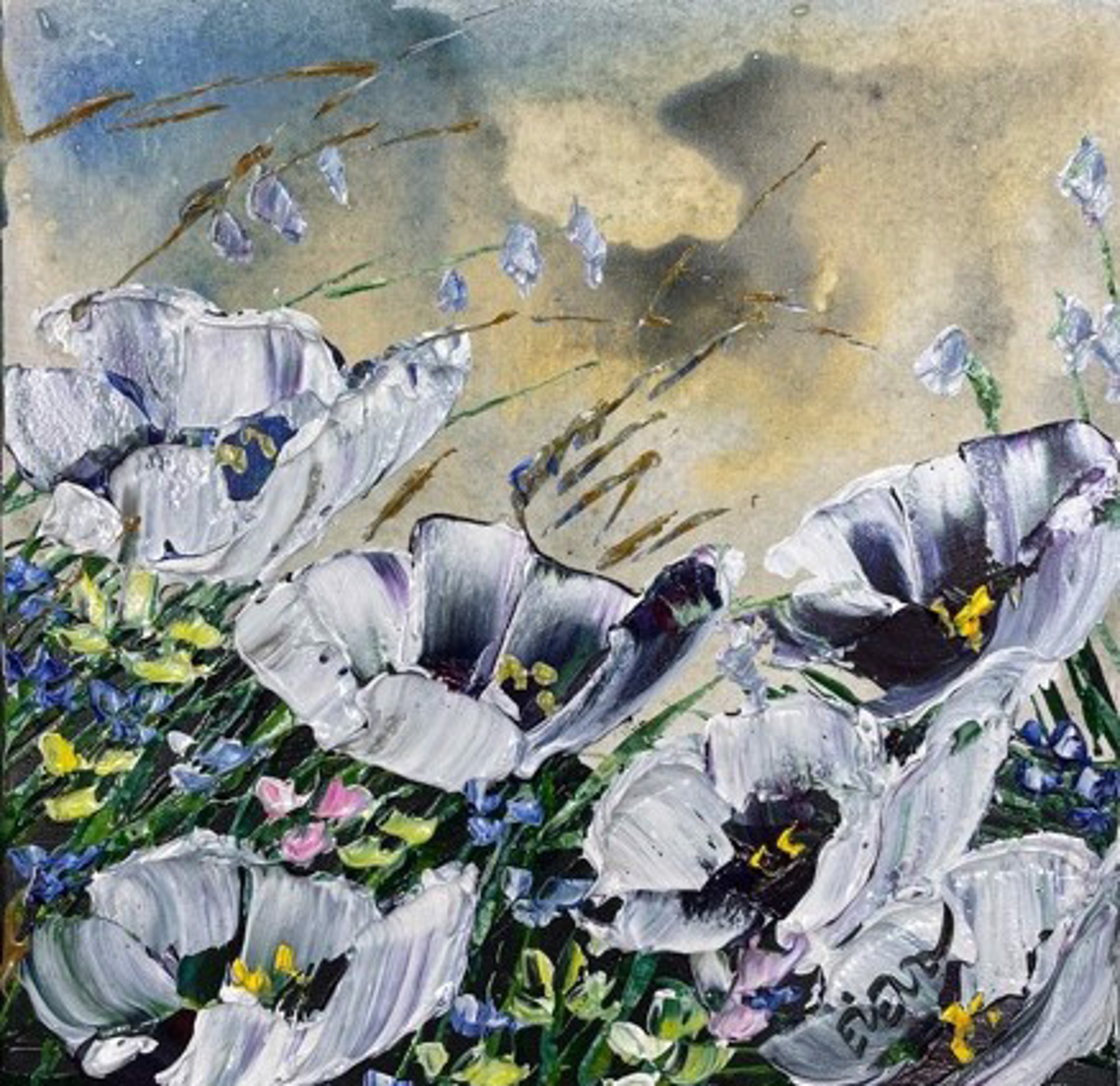 White Floral by Maya Eventov