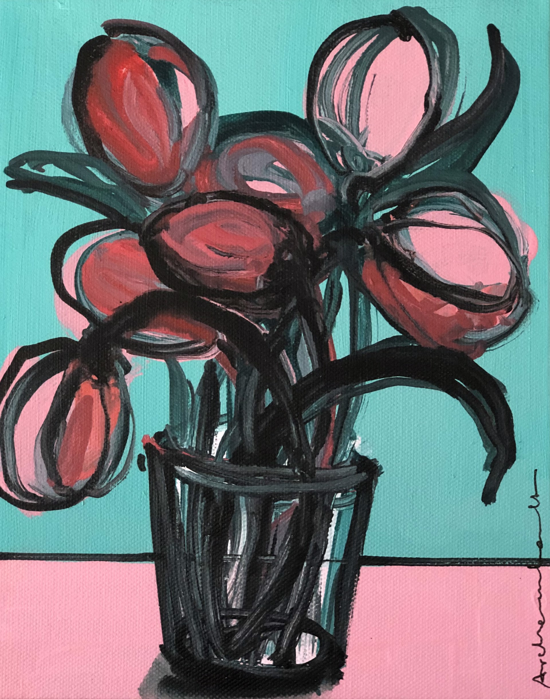 Tulips Impression No. 1 by PAULINA ARCHAMBAULT