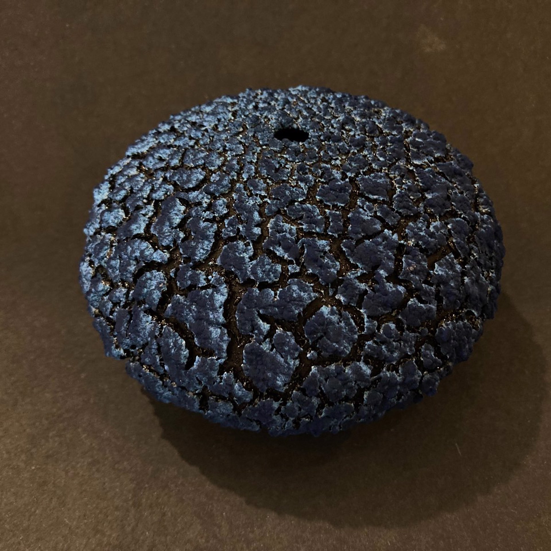 Urchin Vessel - Turquoise Blue | Sapphire Blue 127 by Randy O' Brien