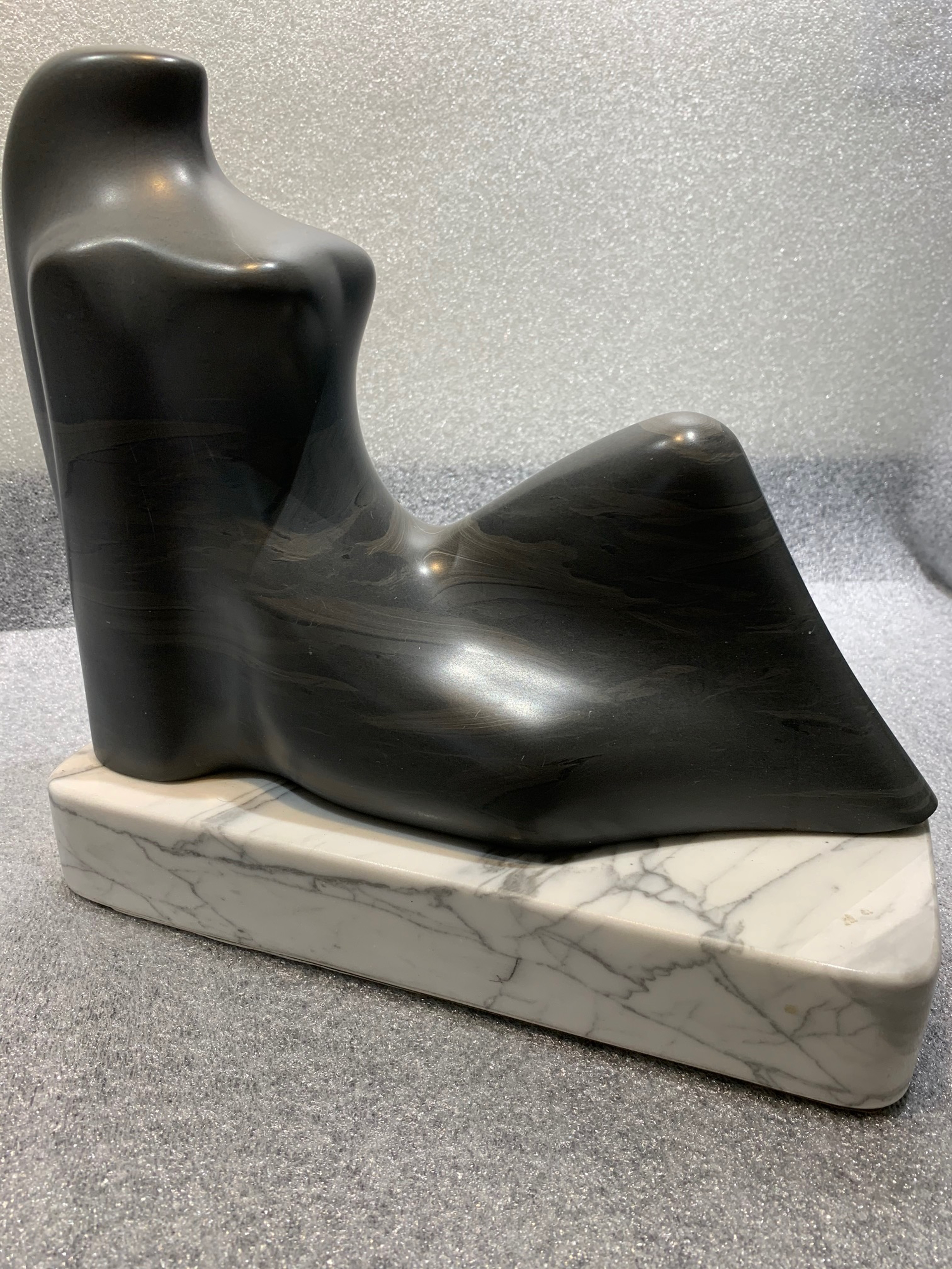 Reclining Lady (African Wonderstone) by George Magiet
