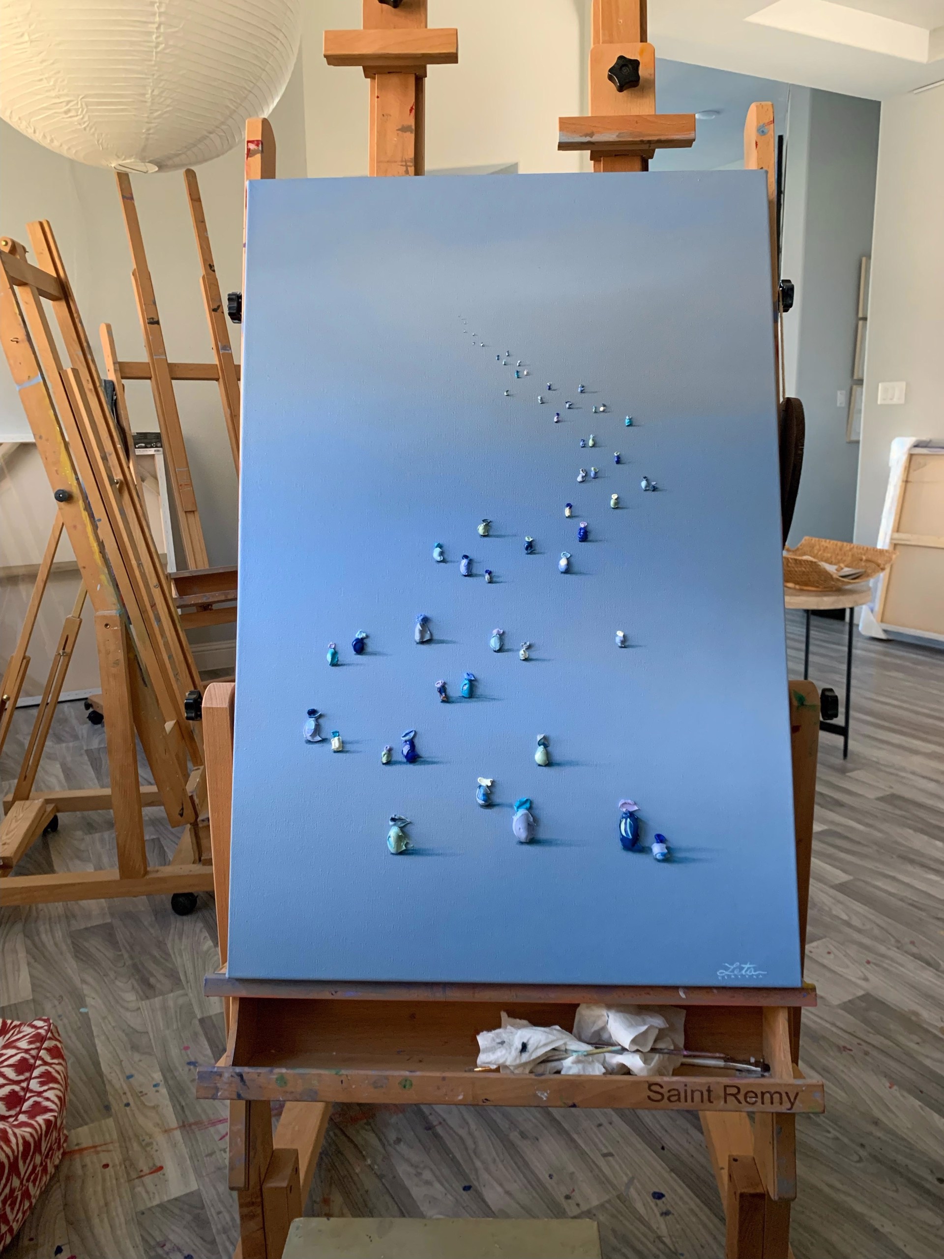 Blue (Commission For Ishwari) by Leticia Herrera