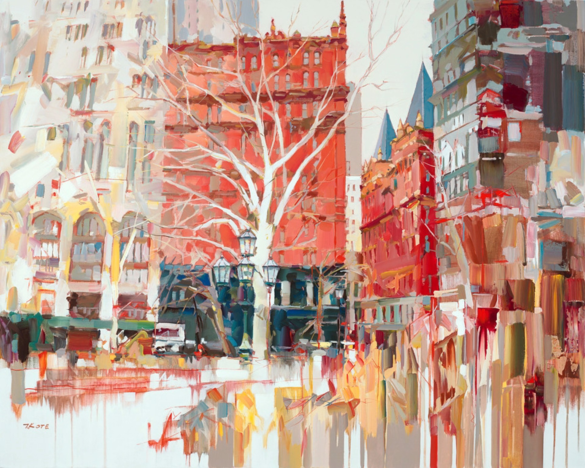 View From City Hall, NYC by Josef Kote