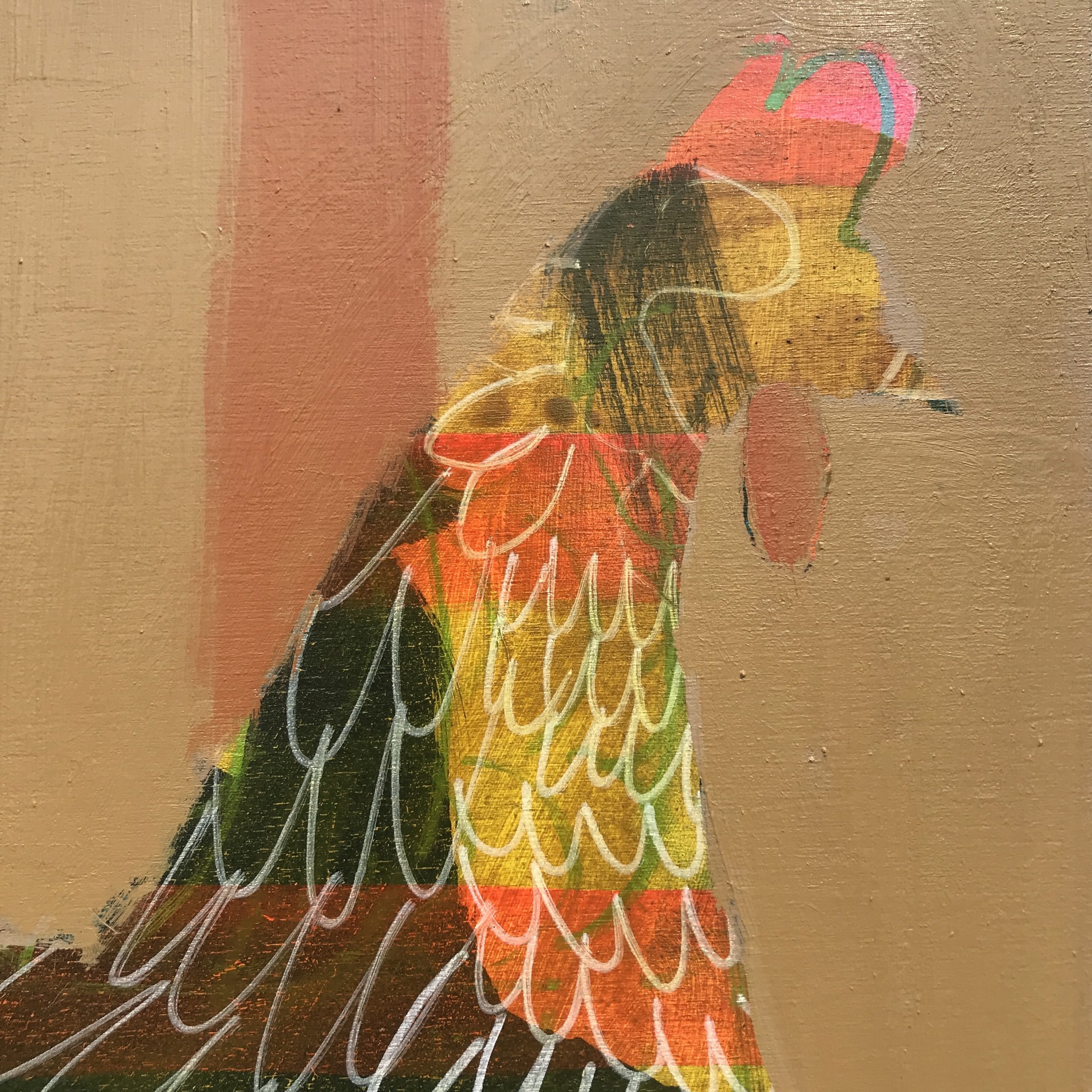 Hen with Nest by Rachael Van Dyke