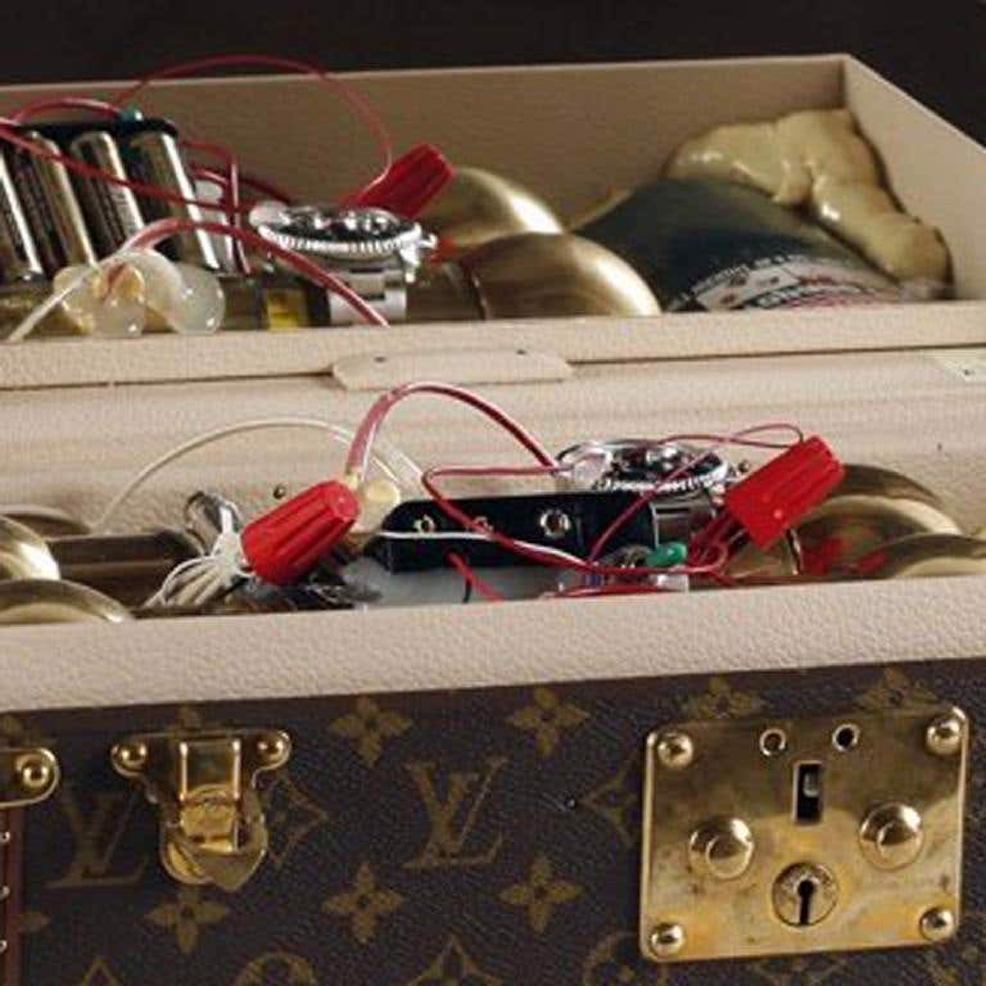 Louis Vuitton, Mock Vanity Case Bomb by Gregory Green