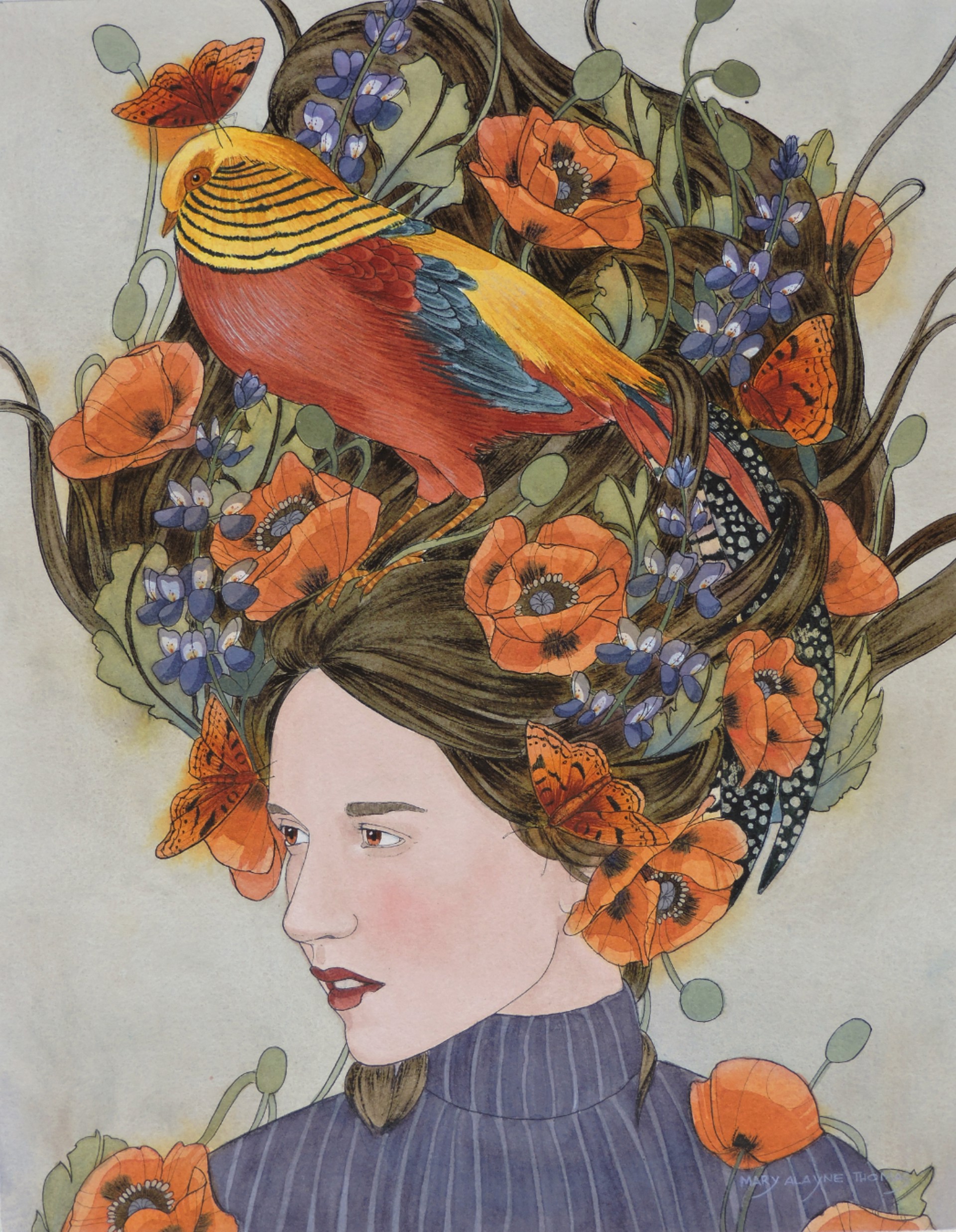 The Golden Pheasant by Mary Alayne Thomas