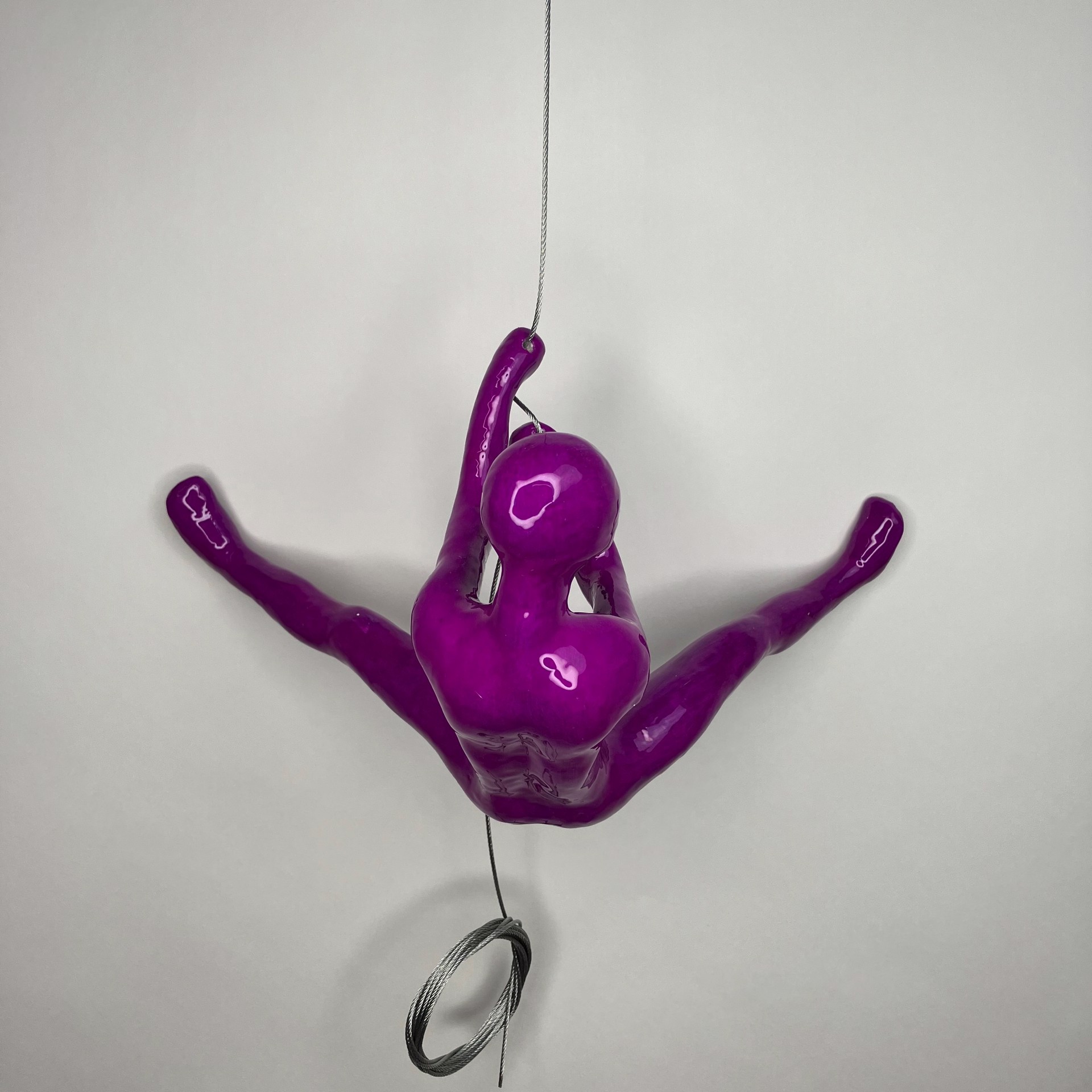 Male Climber 17-H ~ Position 17 in color Magenta by Ancizar Marin