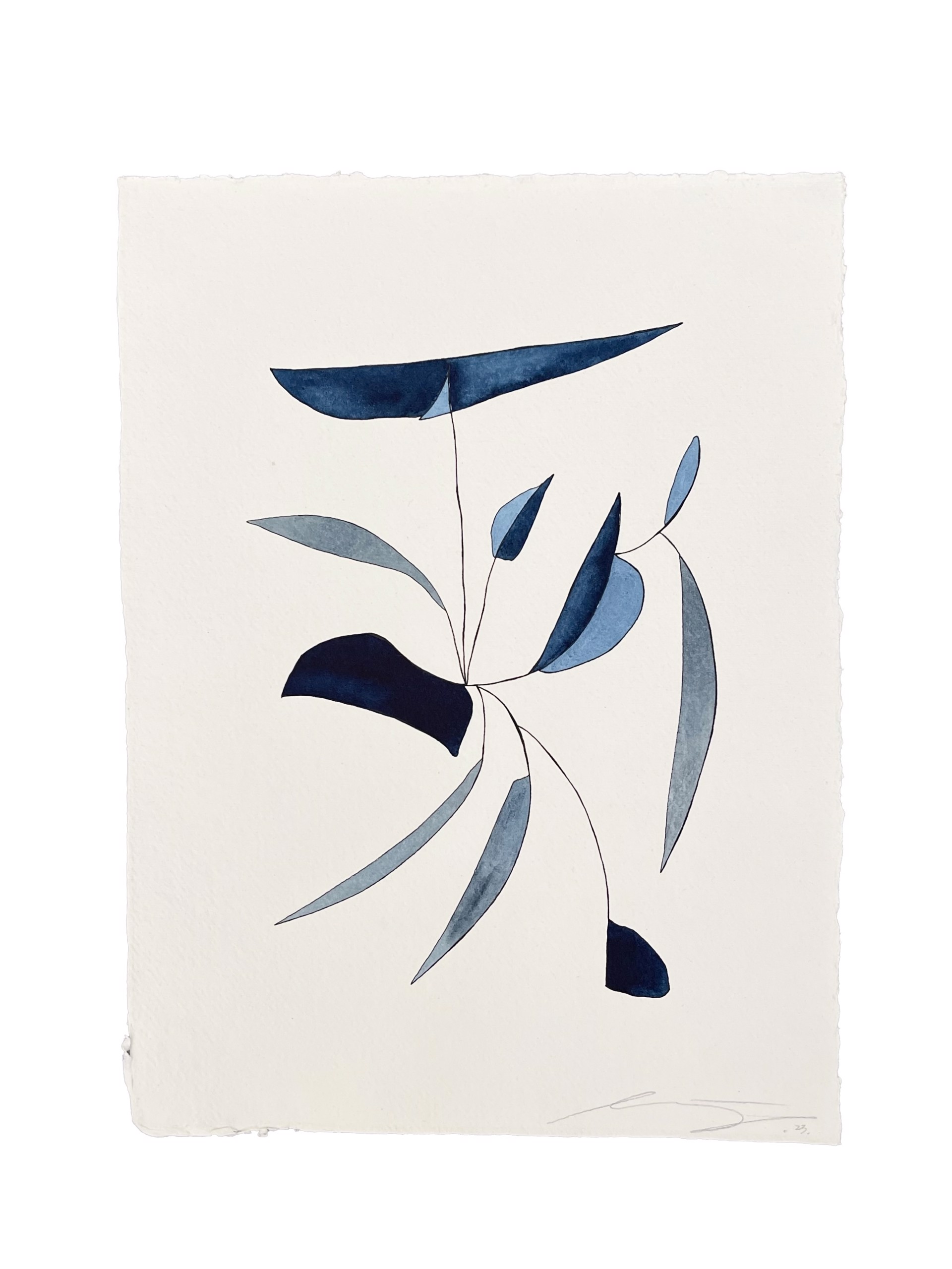 Indigo Blooms 78  {ON HOLD} by Lindsey Porter