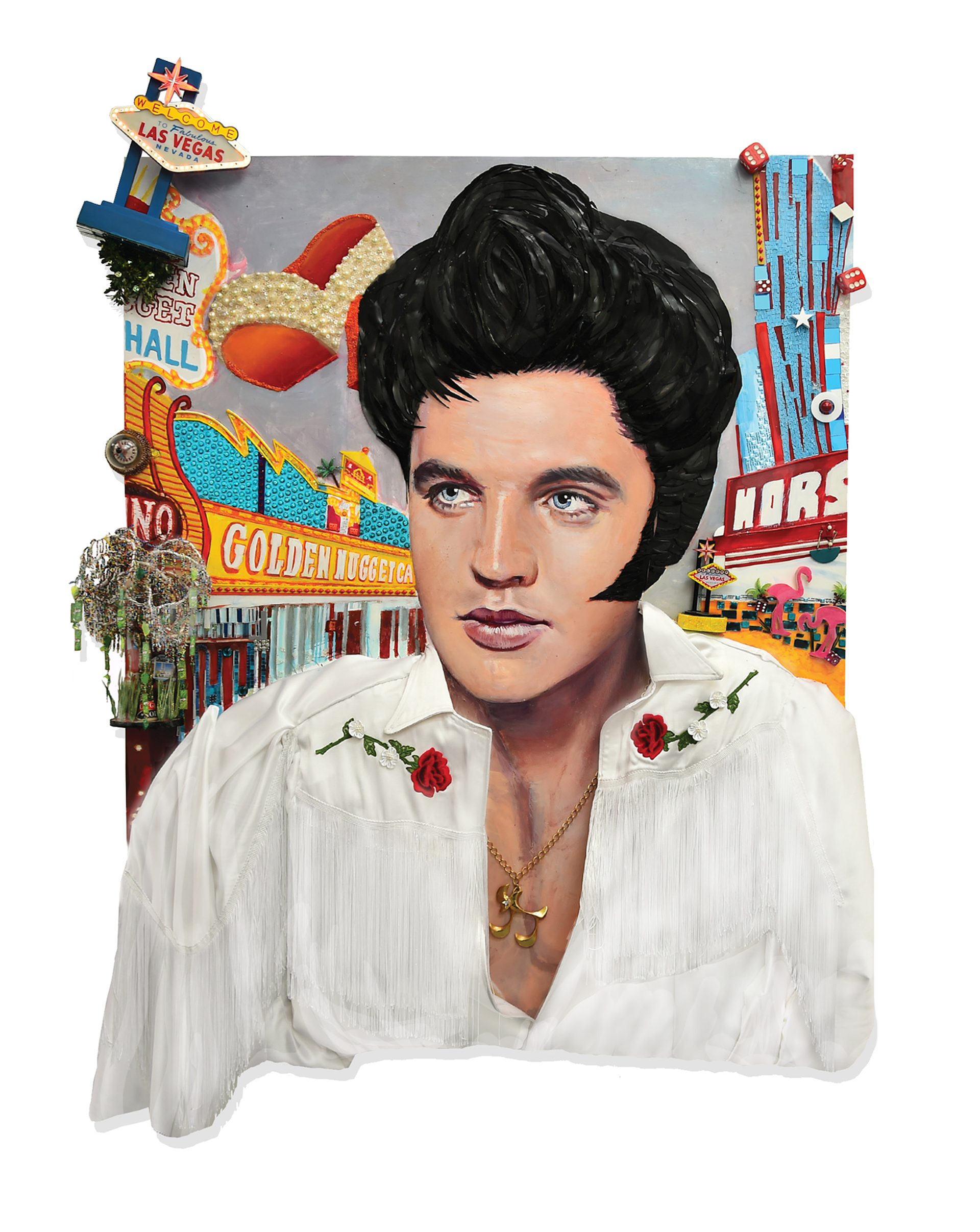 Elvis in Vegas by StrosbergMandel