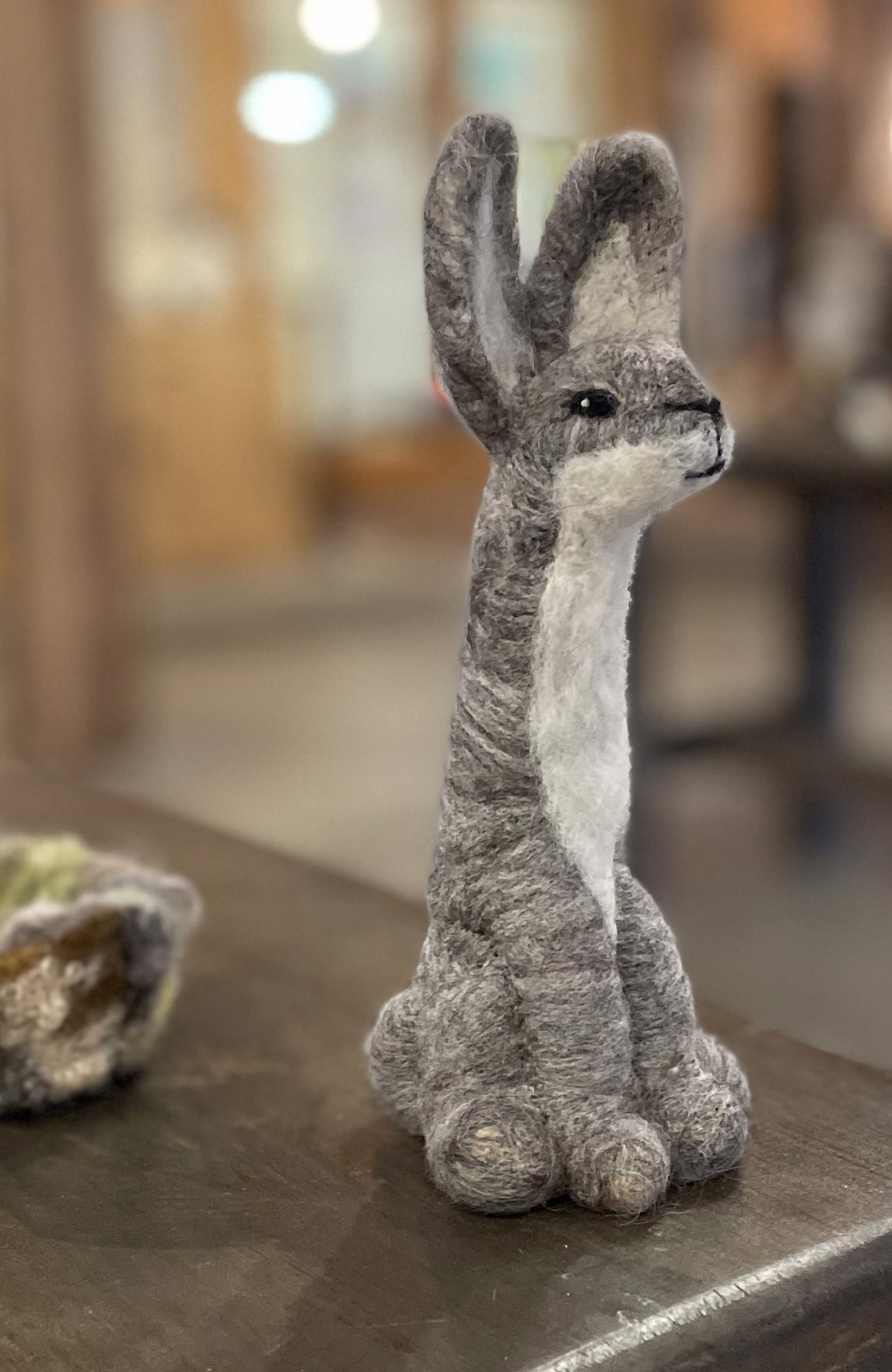 Grey Rabbit 2 by Barb Ottum