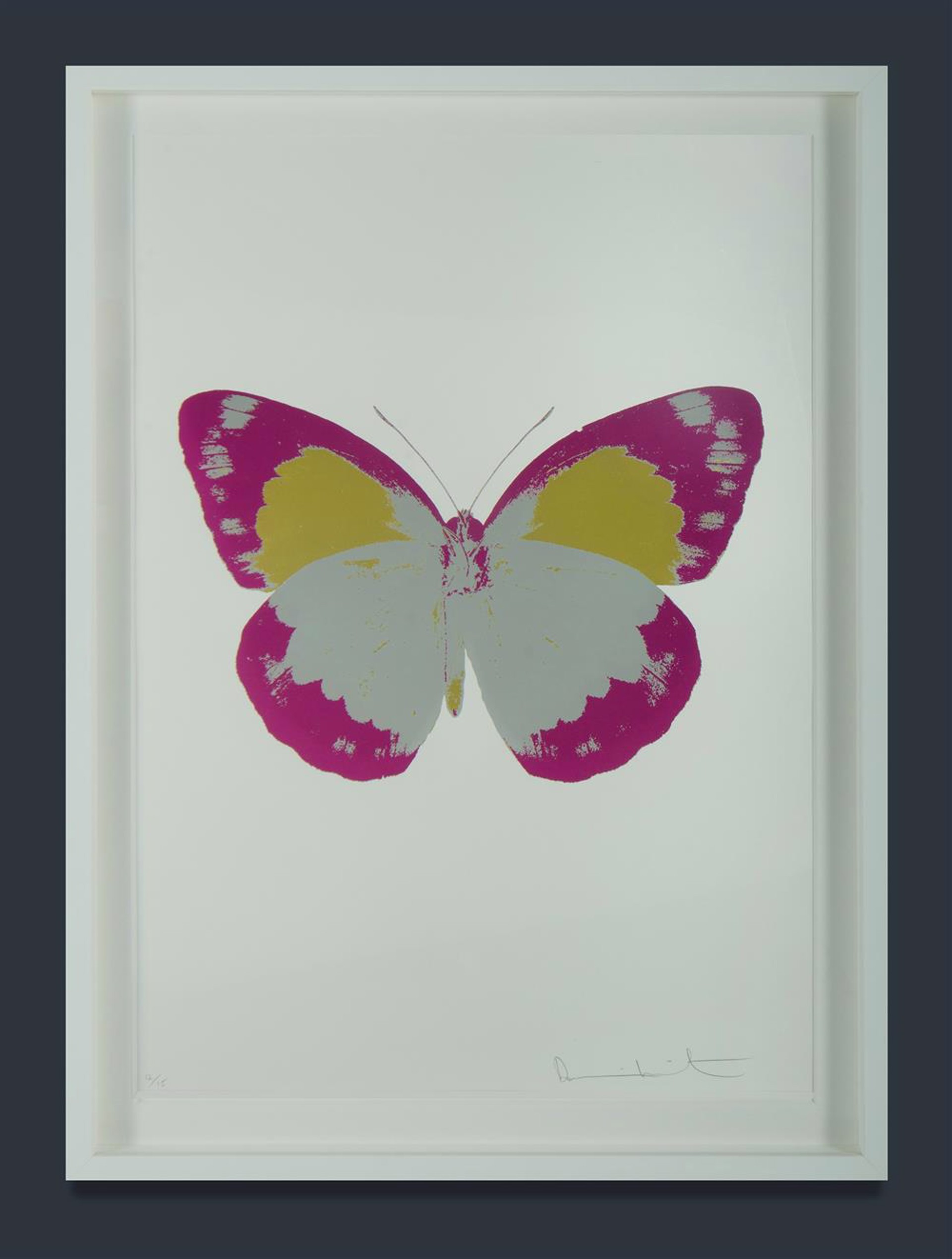 The Souls II (Silver Gloss, Fuchsia Pink, Oriental Gold) by Damien Hirst