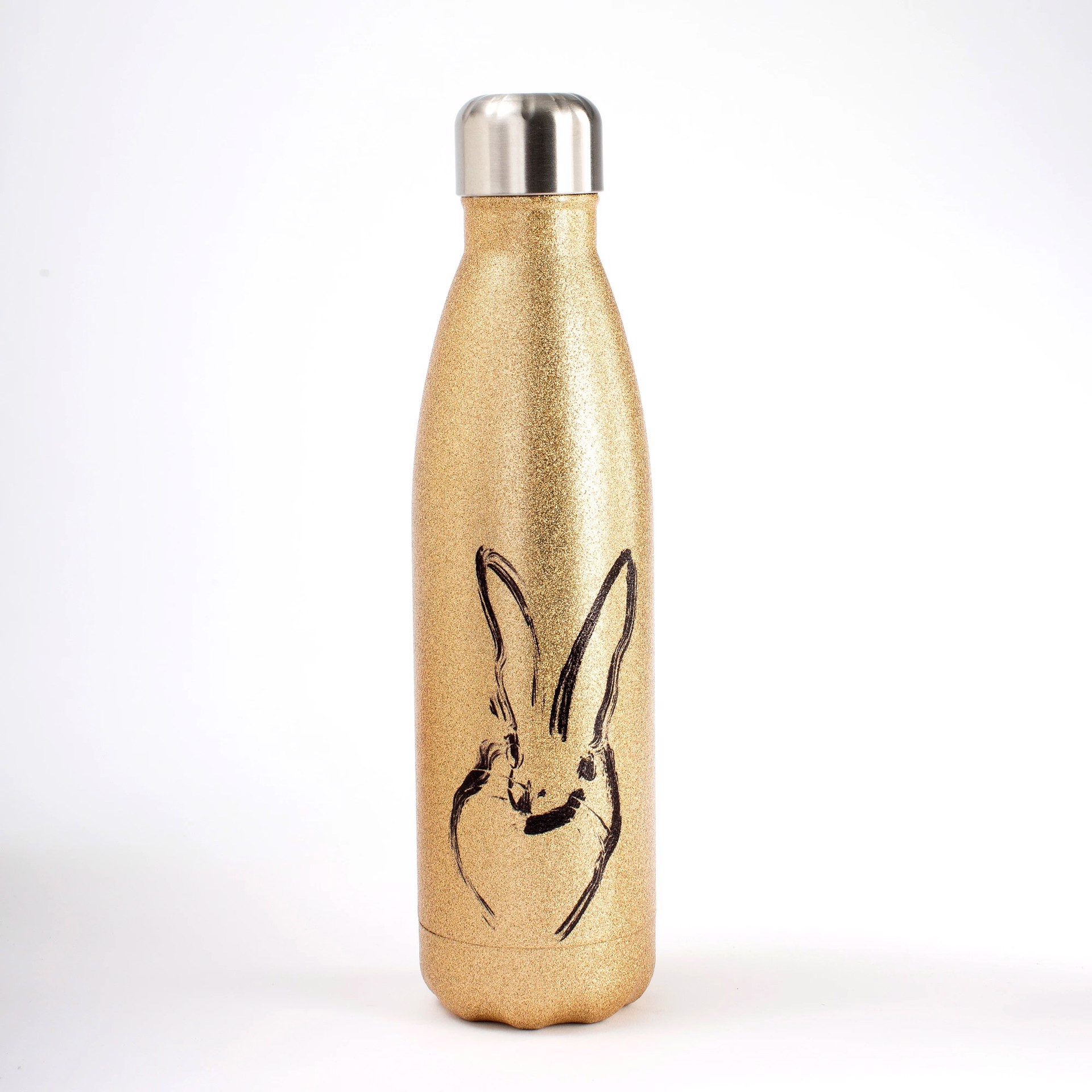 Water Bottle (Gold) by Hunt Slonem (Hop Up Shop)