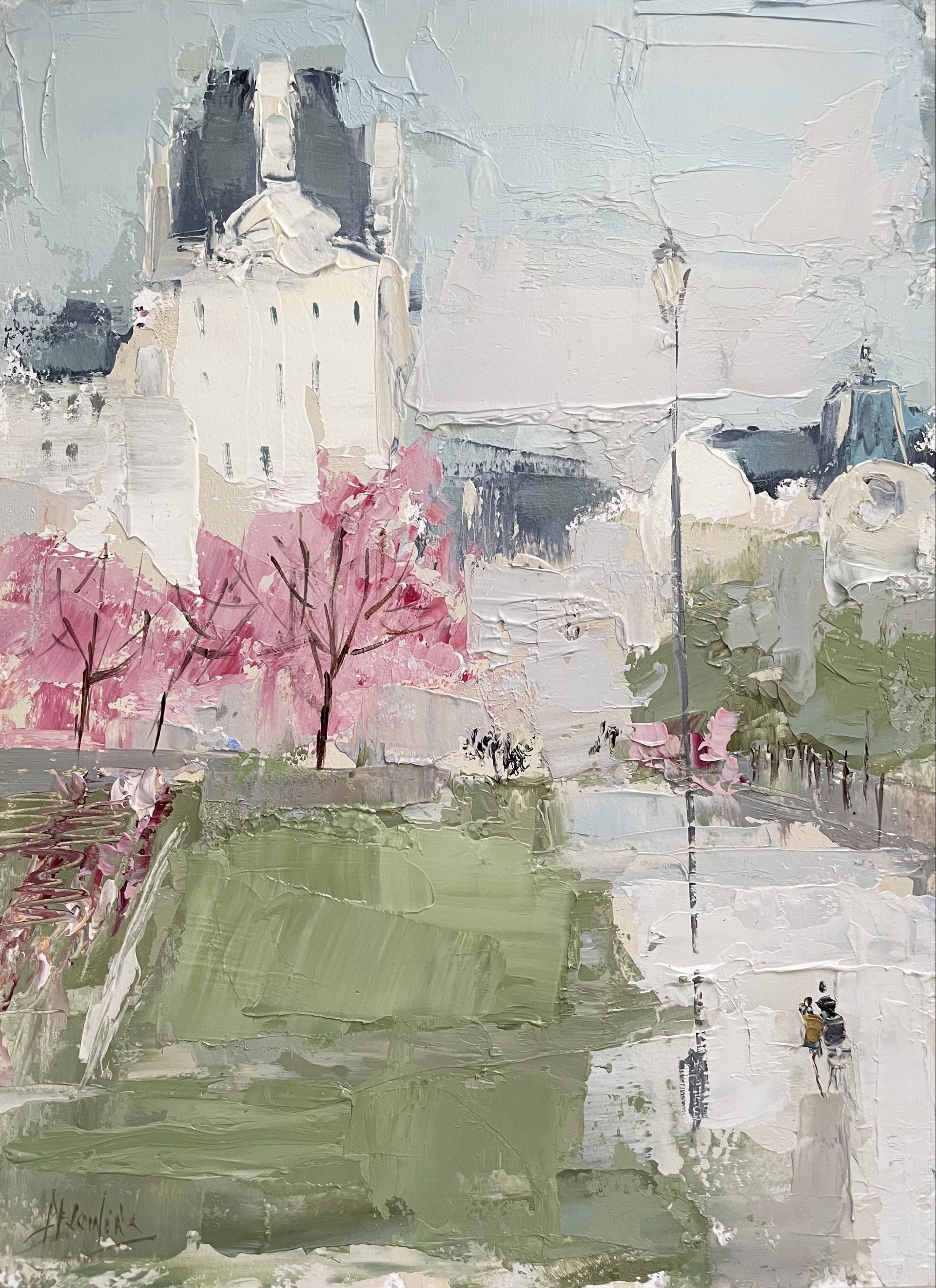 Spring, Tuileries Gardens, Paris by Barbara Flowers