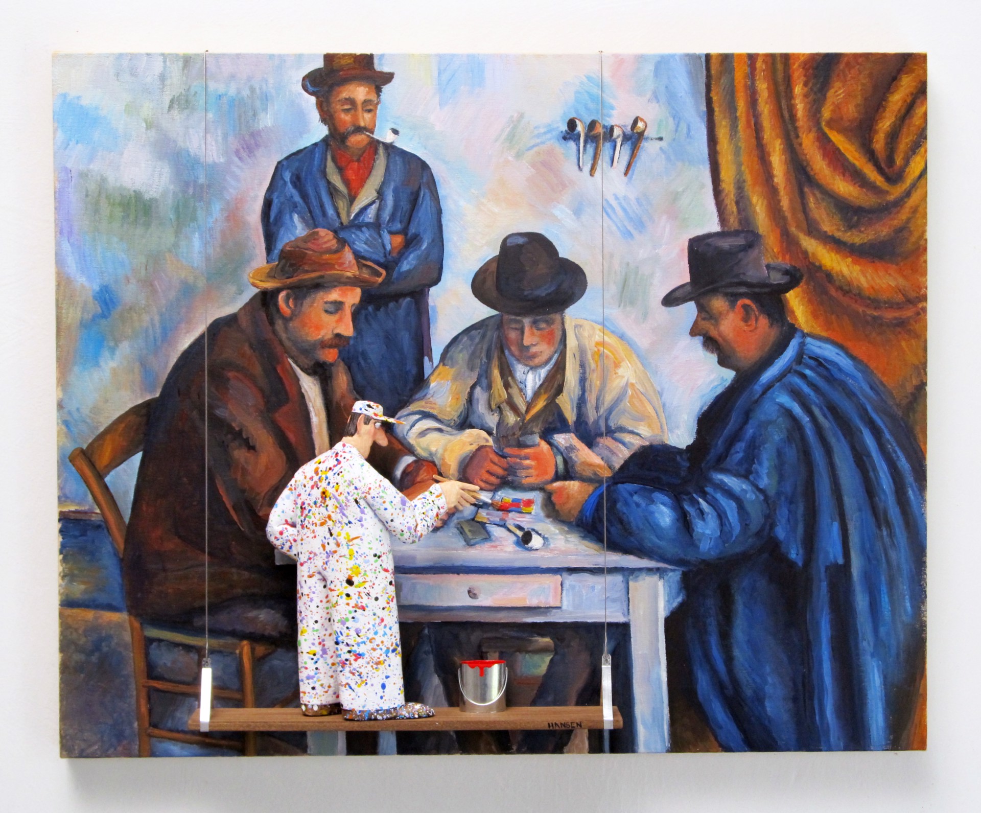 The Card Players (Cezanne) by Stephen Hansen