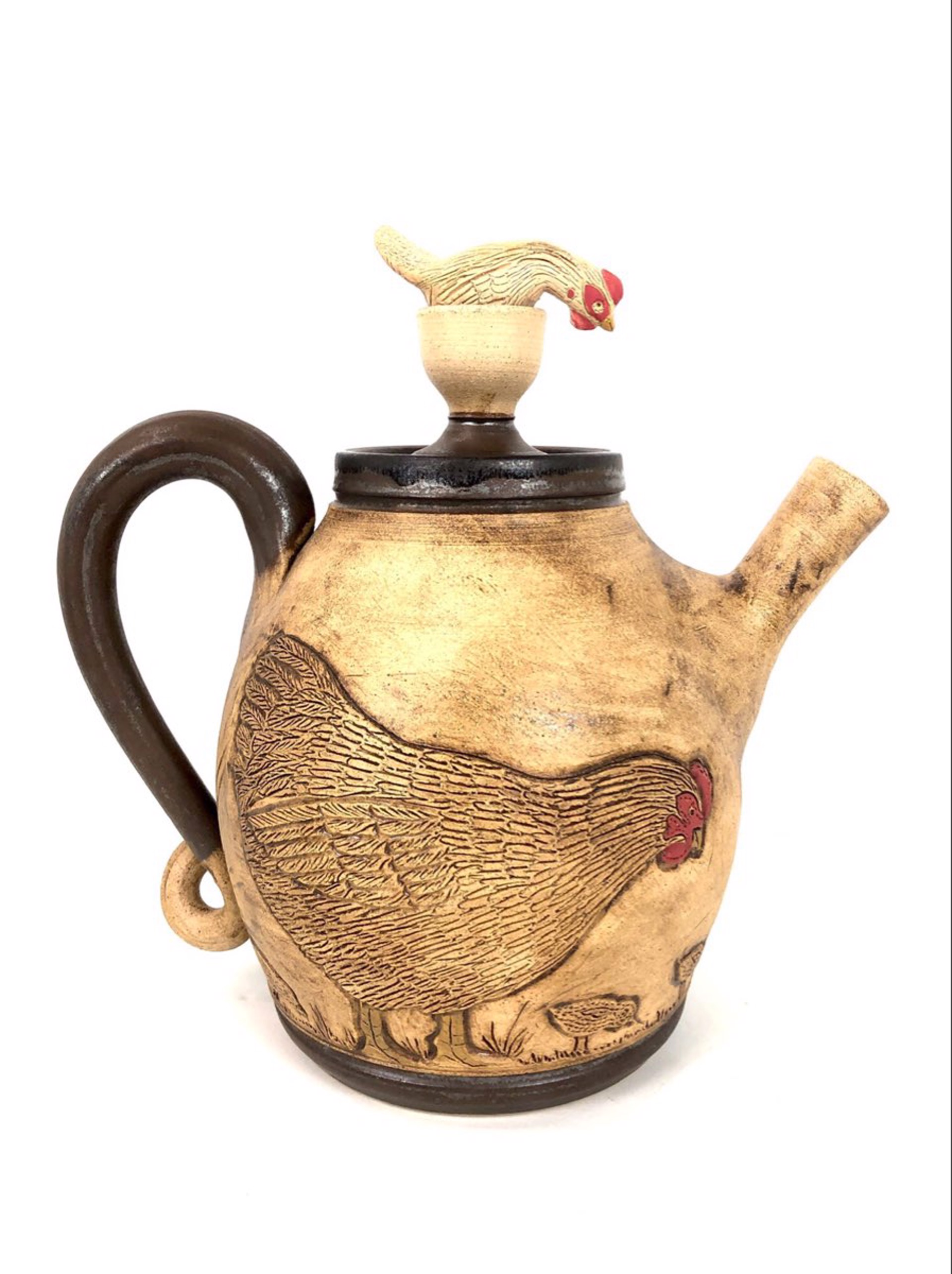 Chicken Teapot by Winton & Rosa Eugene