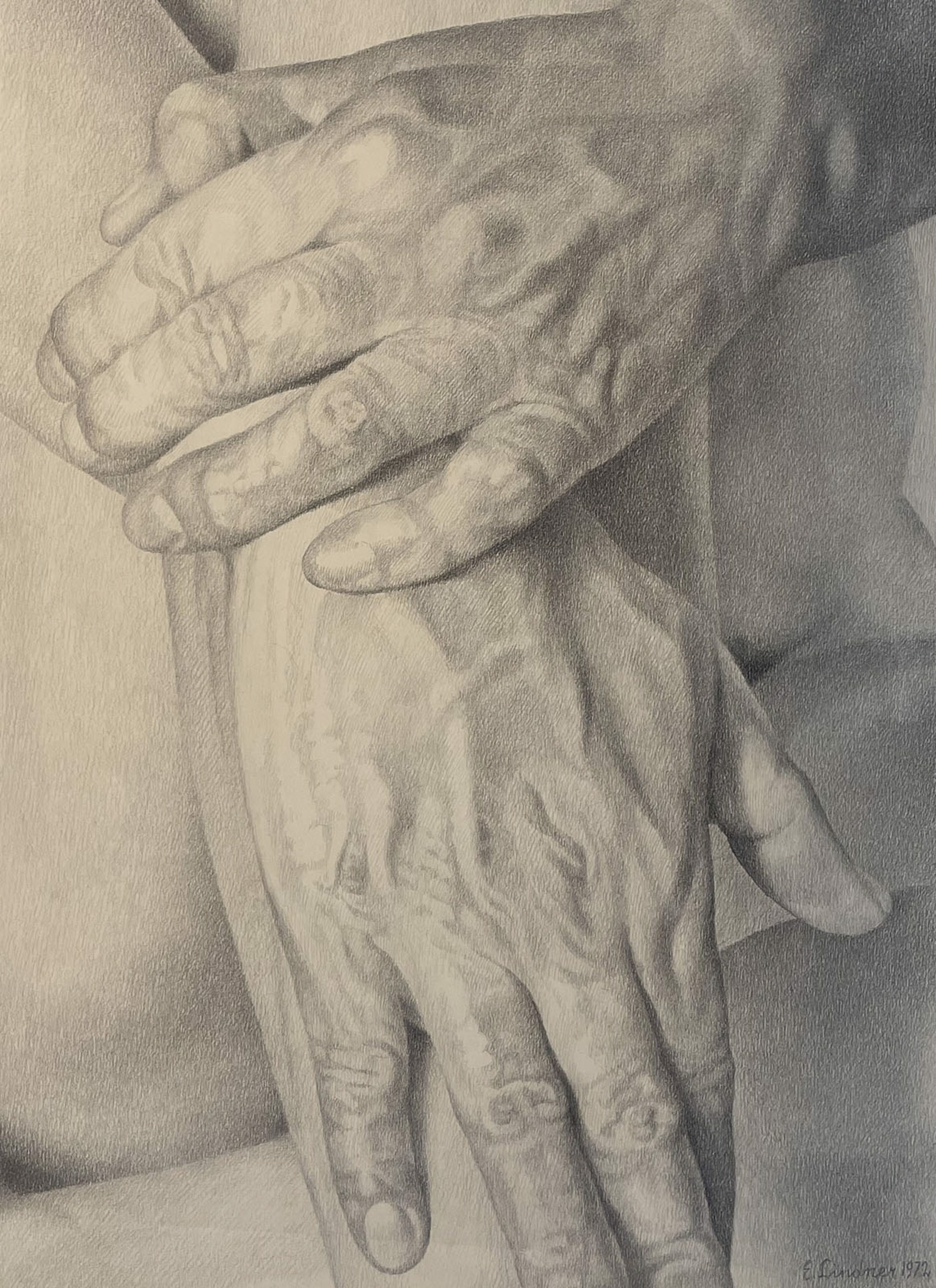 Hands by Ernest Lindner (1897-1988)