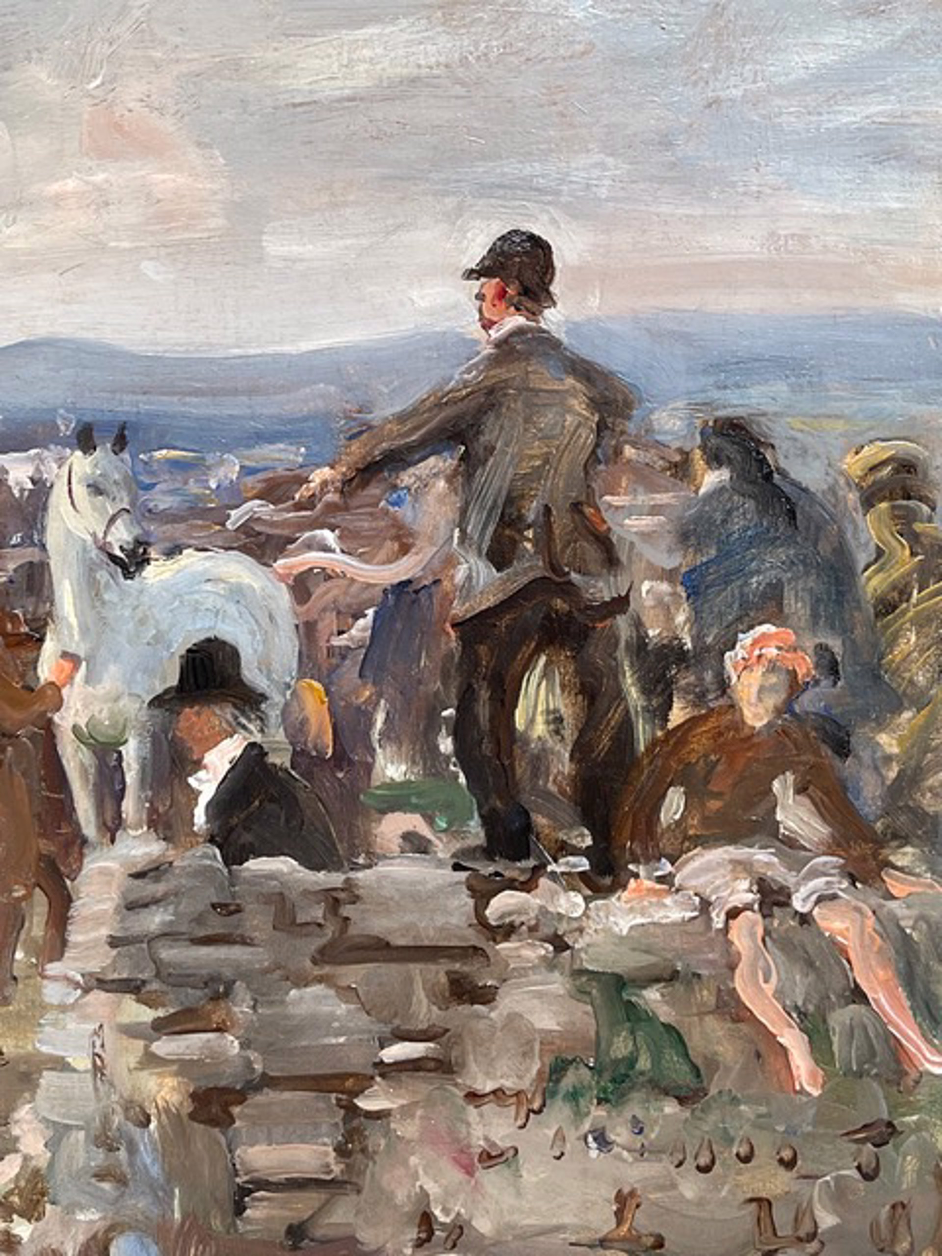 The Irish Horse Fair by Sir Alfred J. Munnings