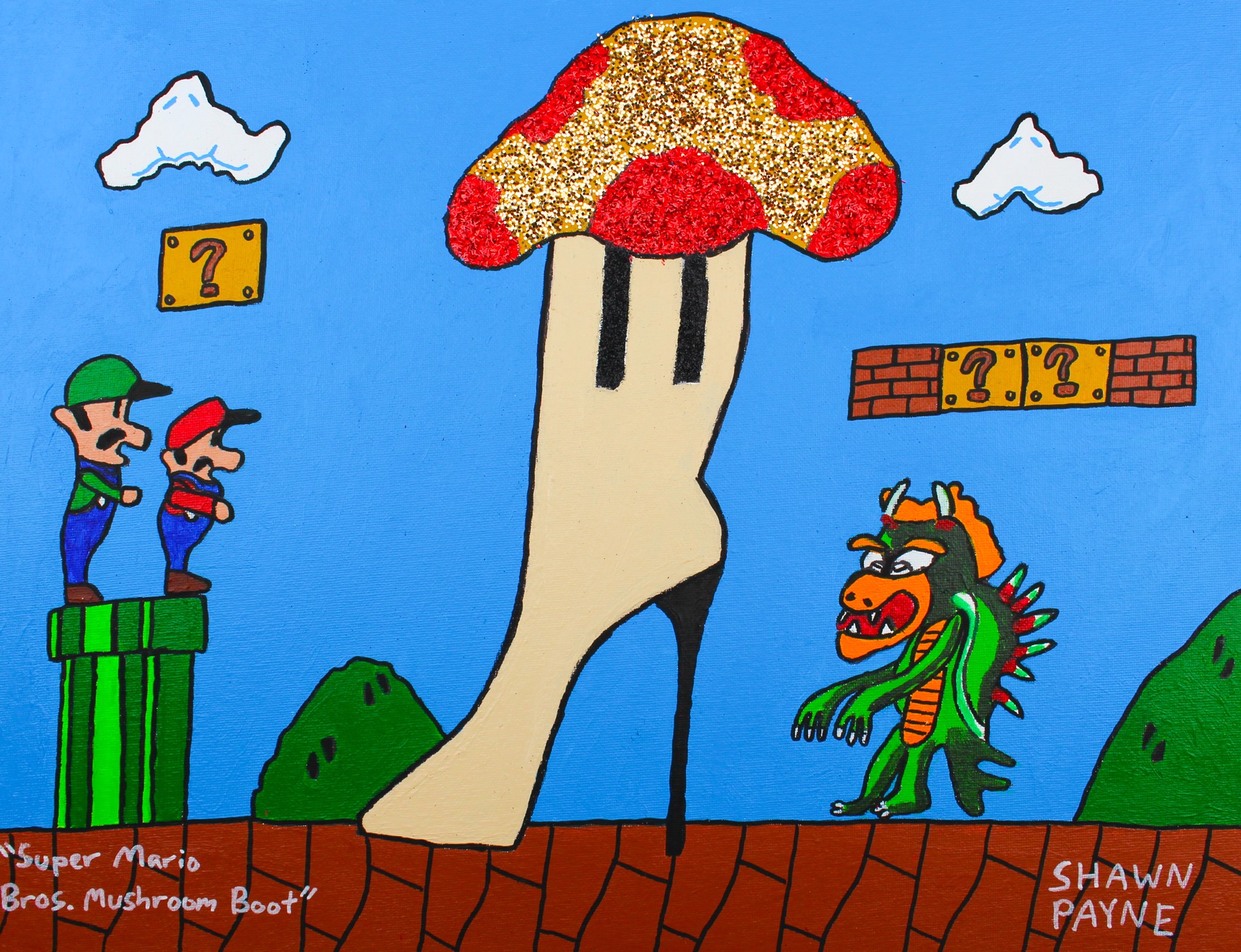 Super Mario Bros. Mushroom Boots by Shawn Payne