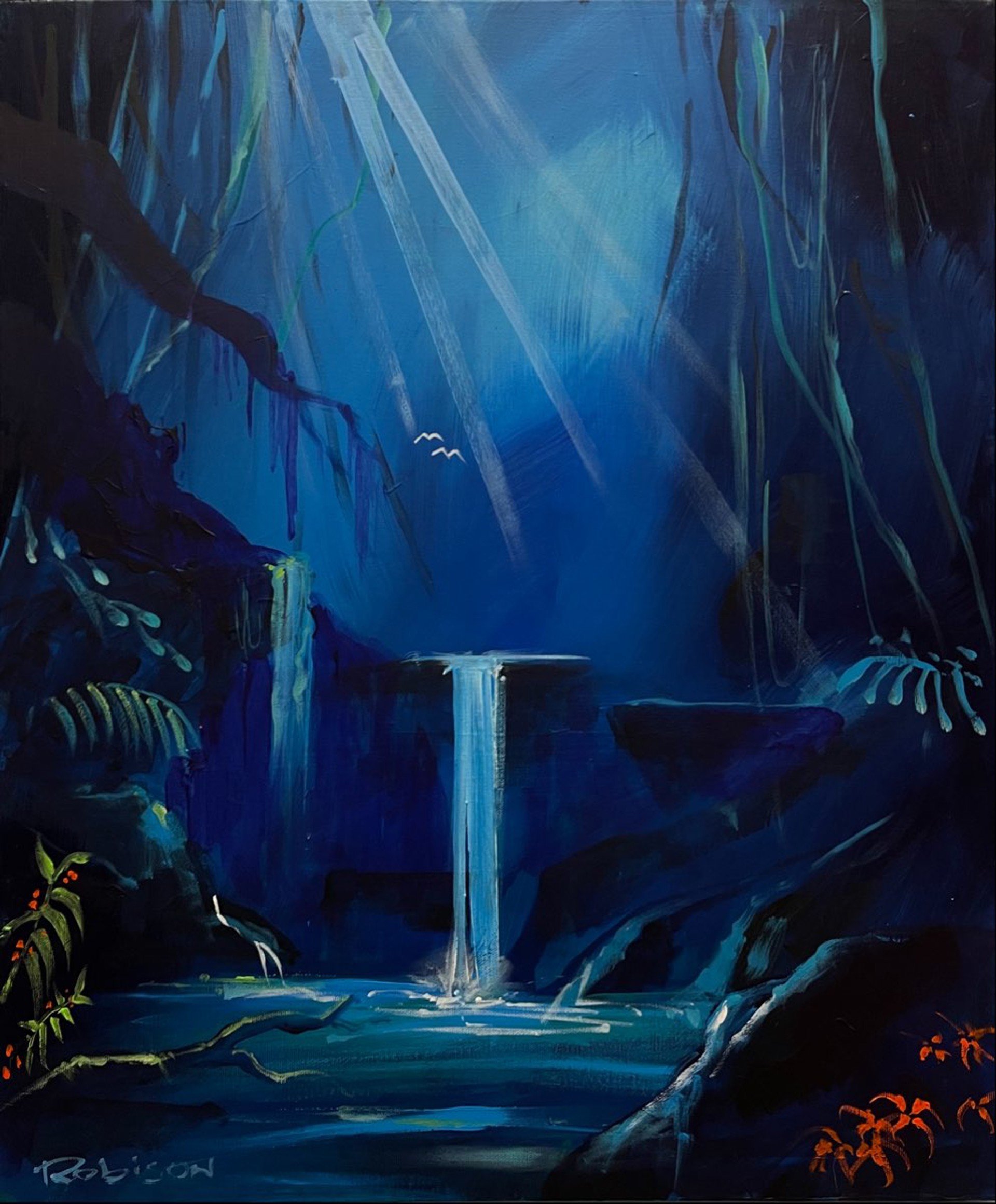 Blue Rainforest by Eric Robison