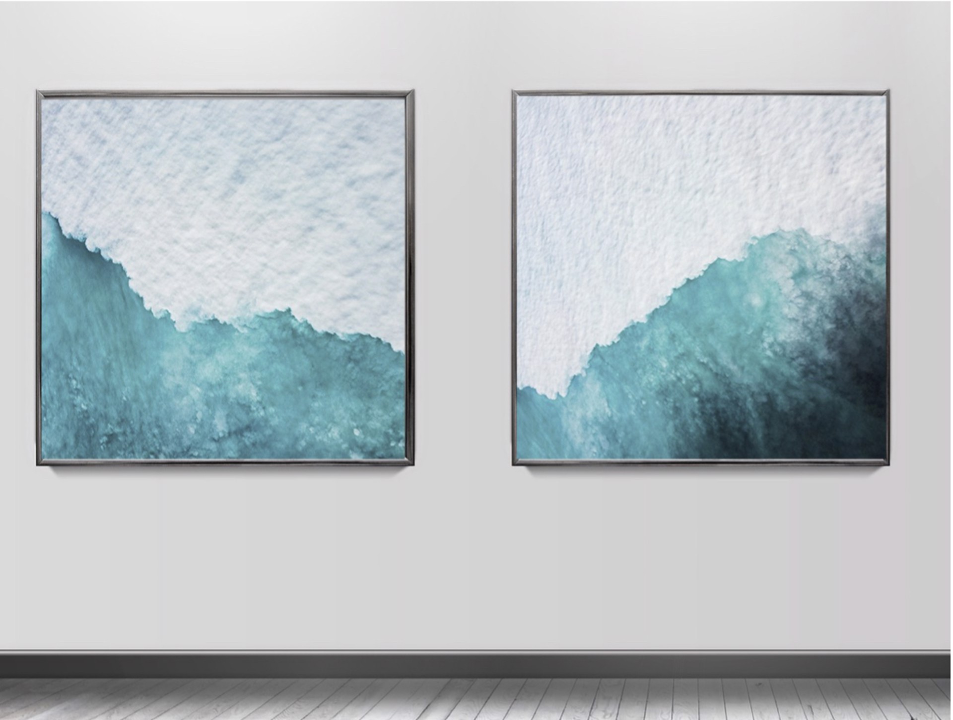 Sea Clouds Diptych- # 1 & 2-Multiple Sizes Available Upon Request-Edition of 5 by Raffaele Ferrari