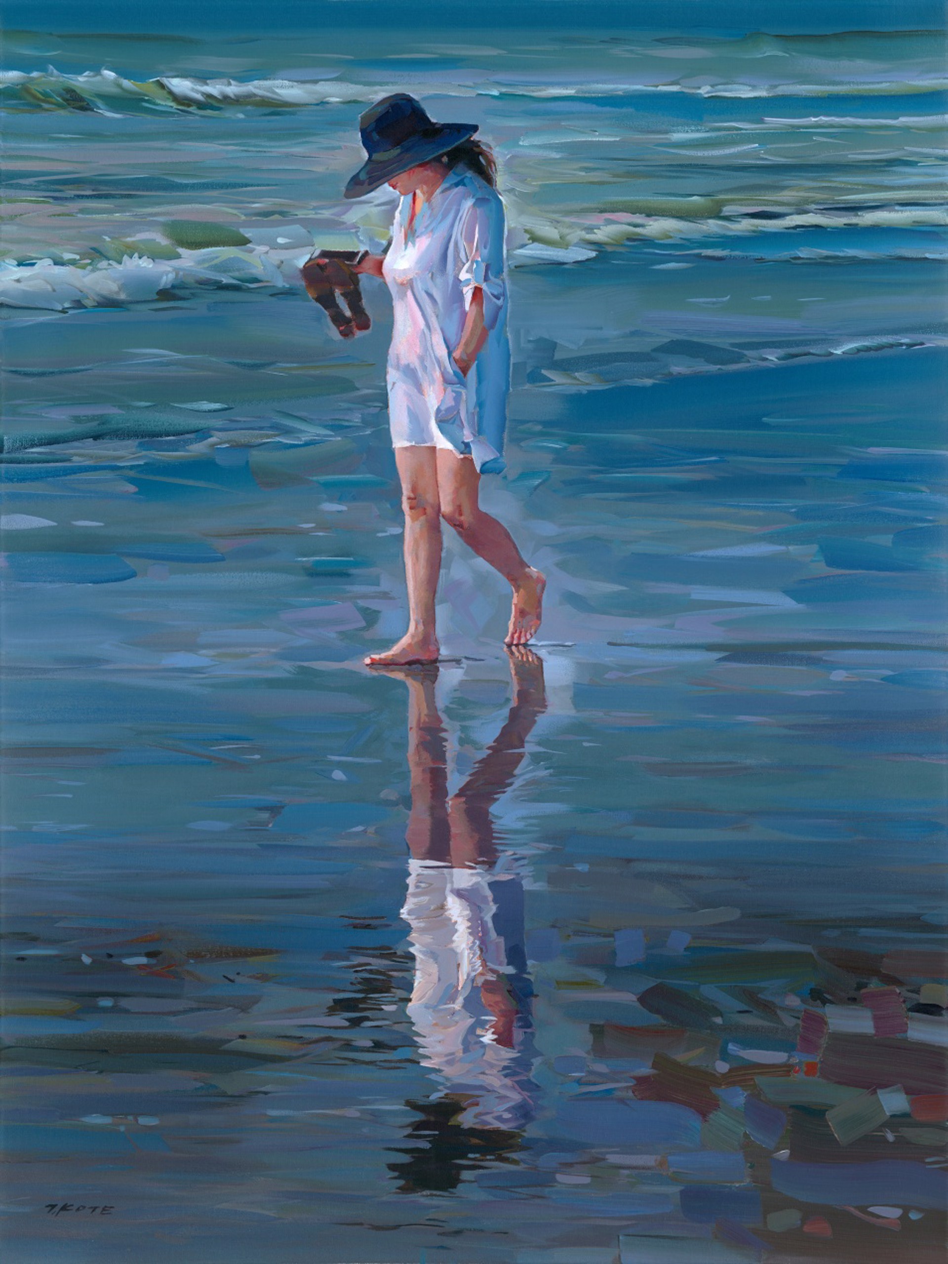 Shades of Blue by Josef Kote