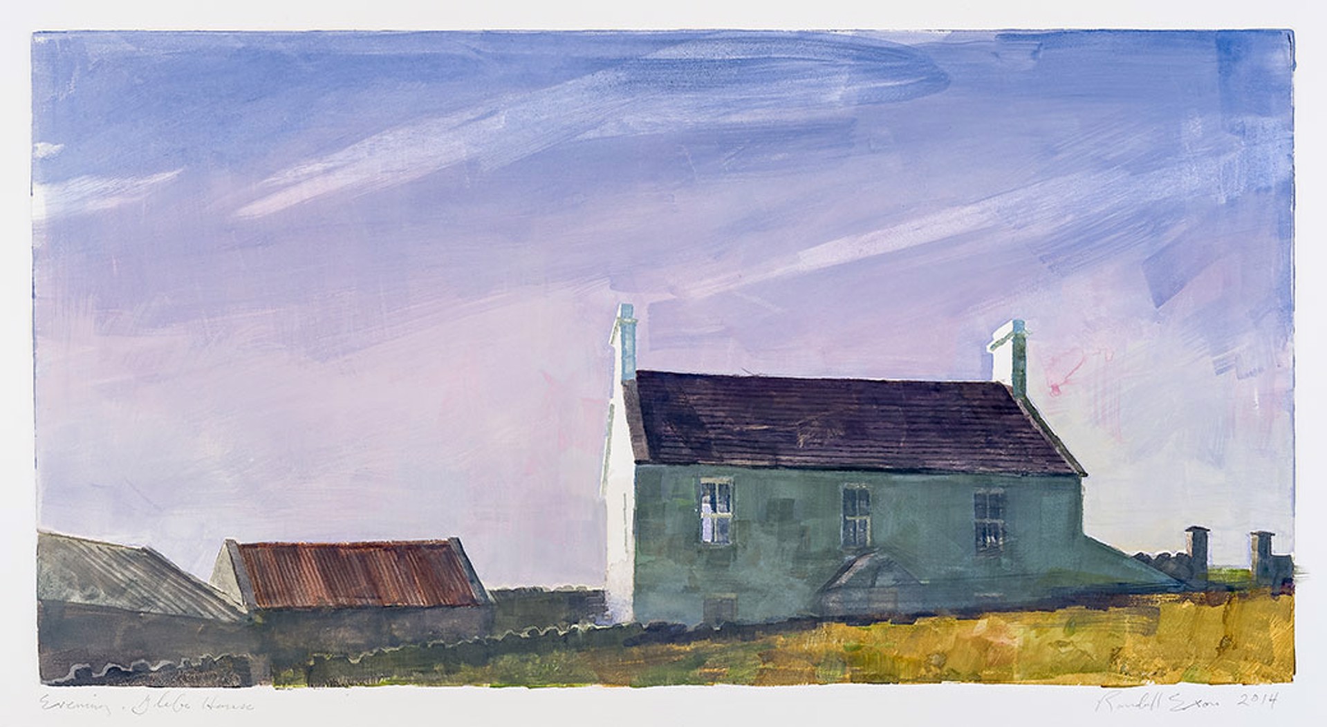 Evening, Glebe House by Randall Exon