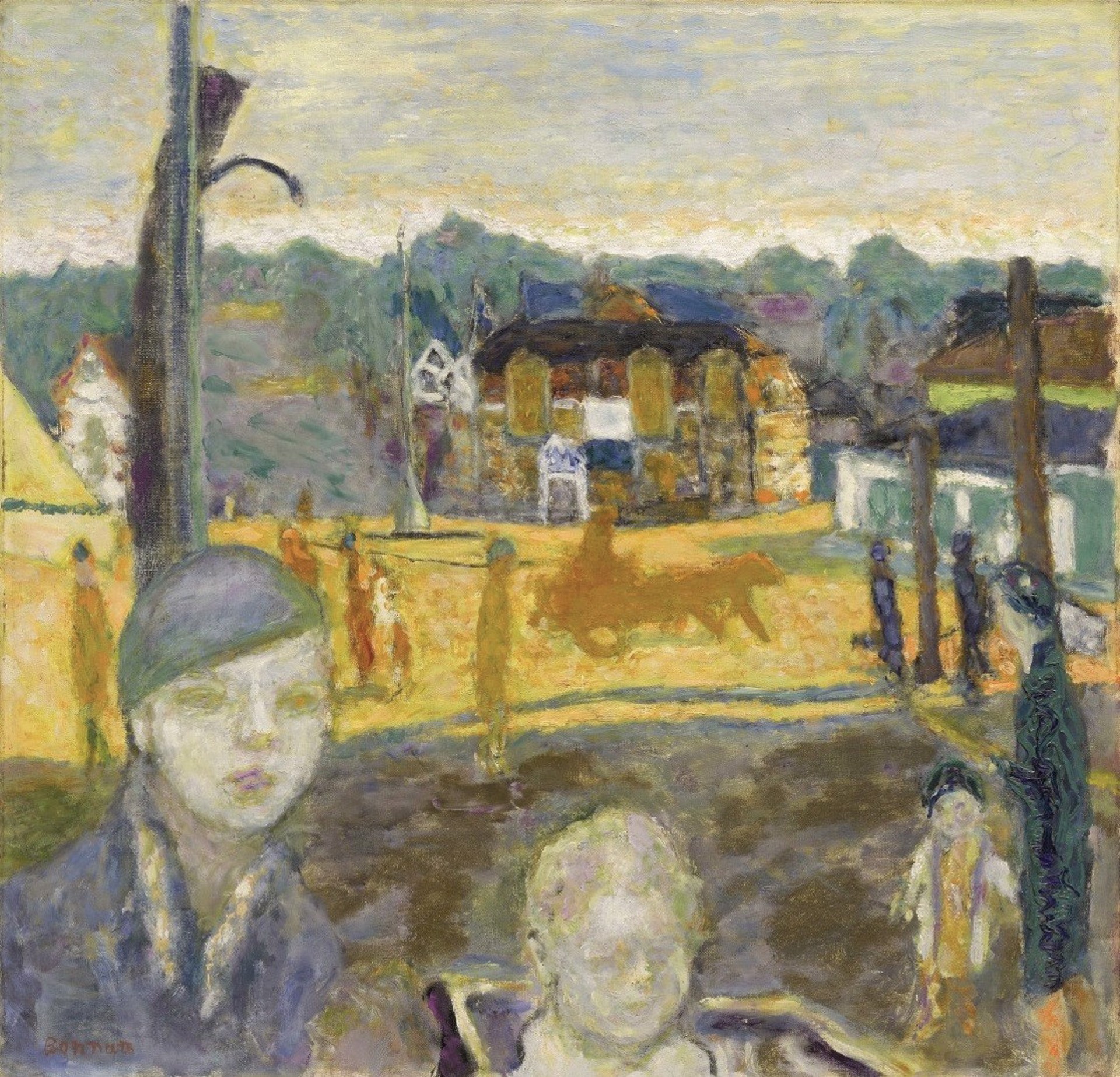 Street Scene (Arcachon) by Pierre Bonnard
