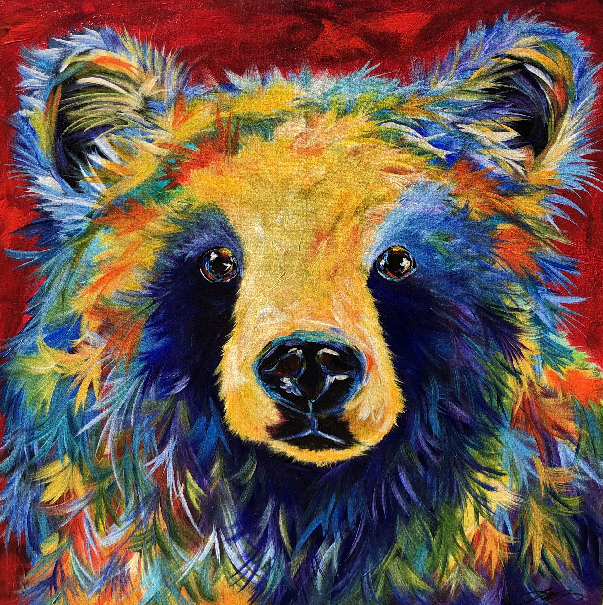 Healing Energy Bear (SOLD) by LINDA ISRAEL