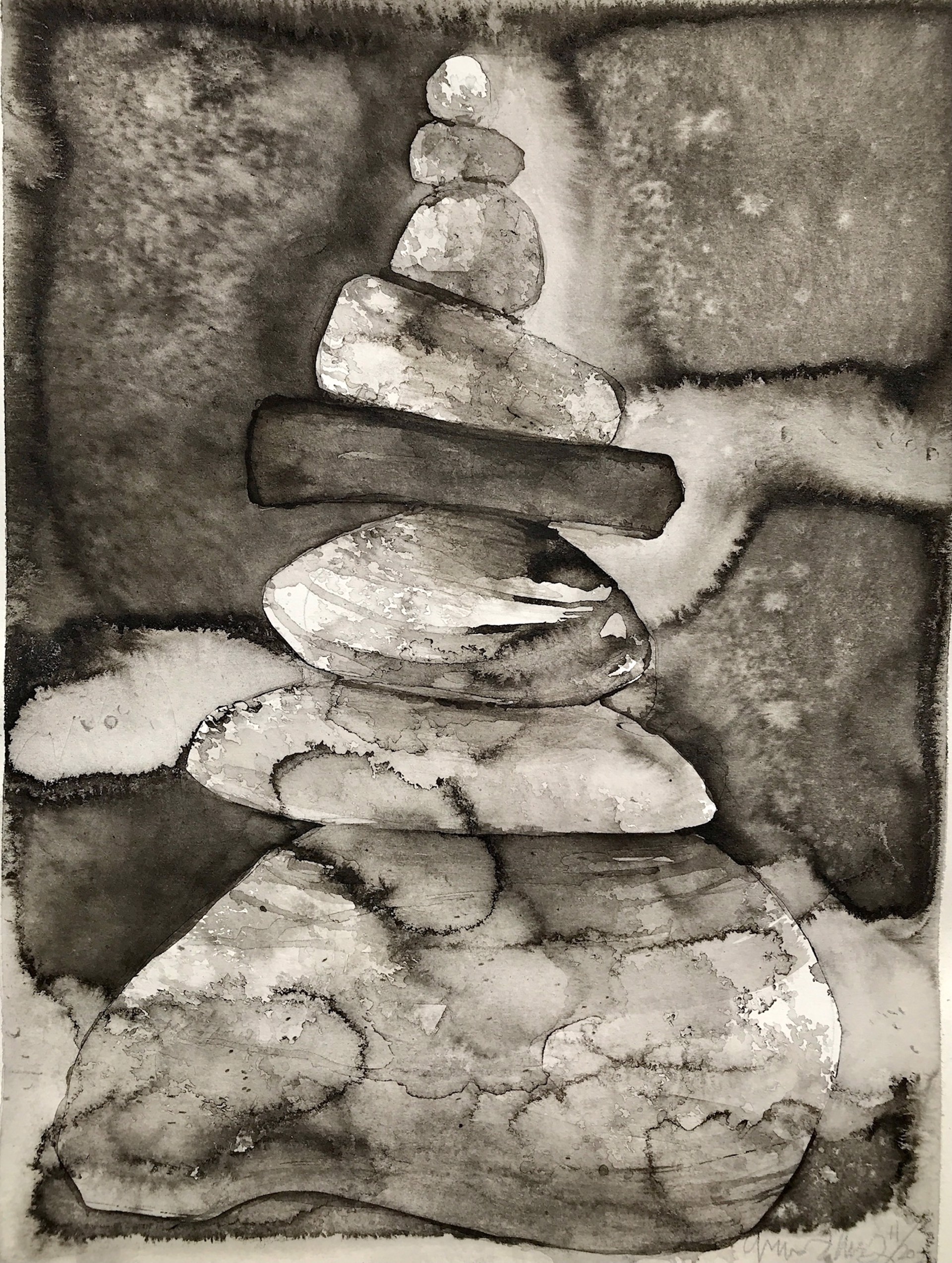 Covid Cairn XXV by Amie Oliver