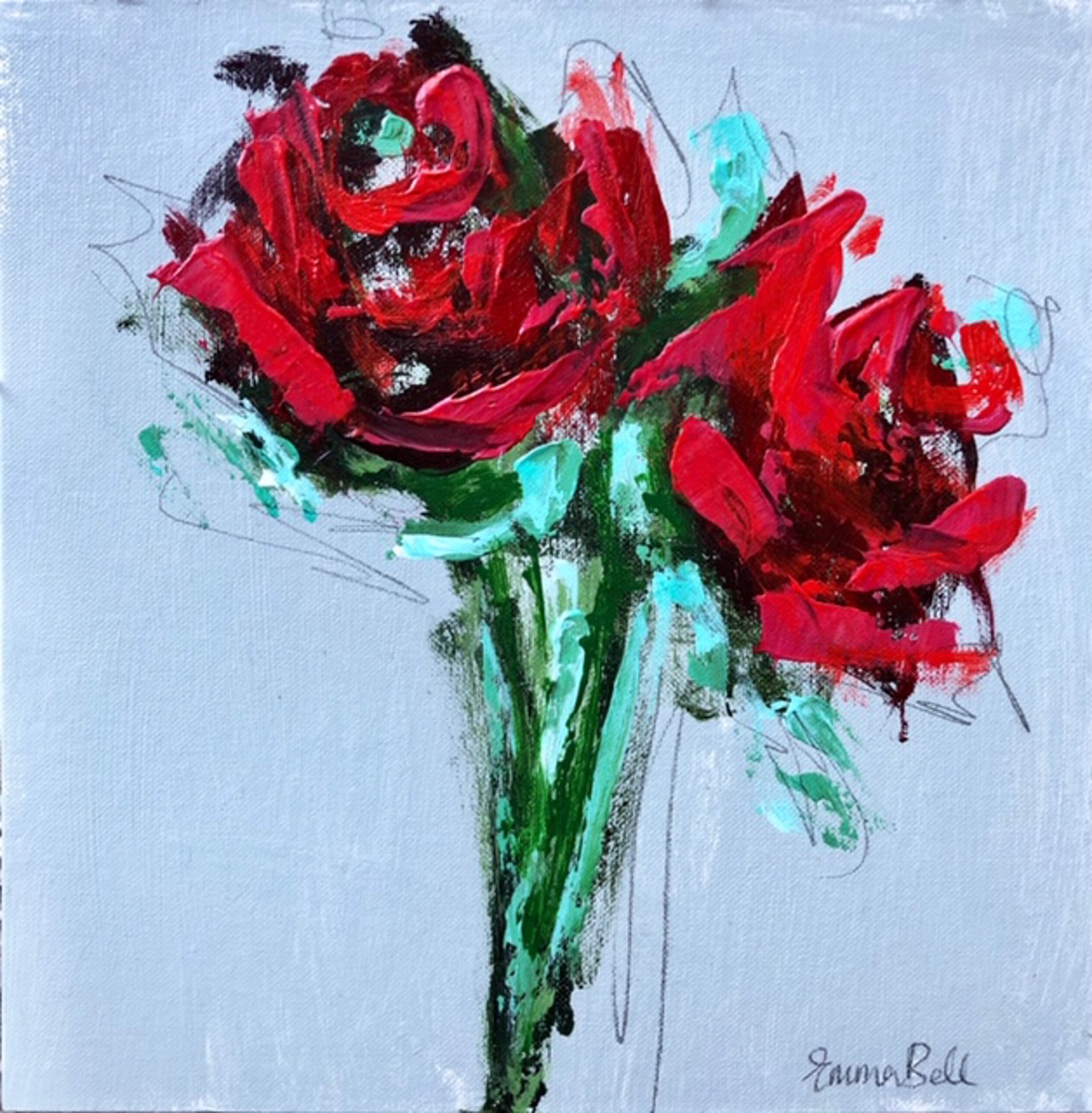 Valentine Roses #7 by Emma Bell
