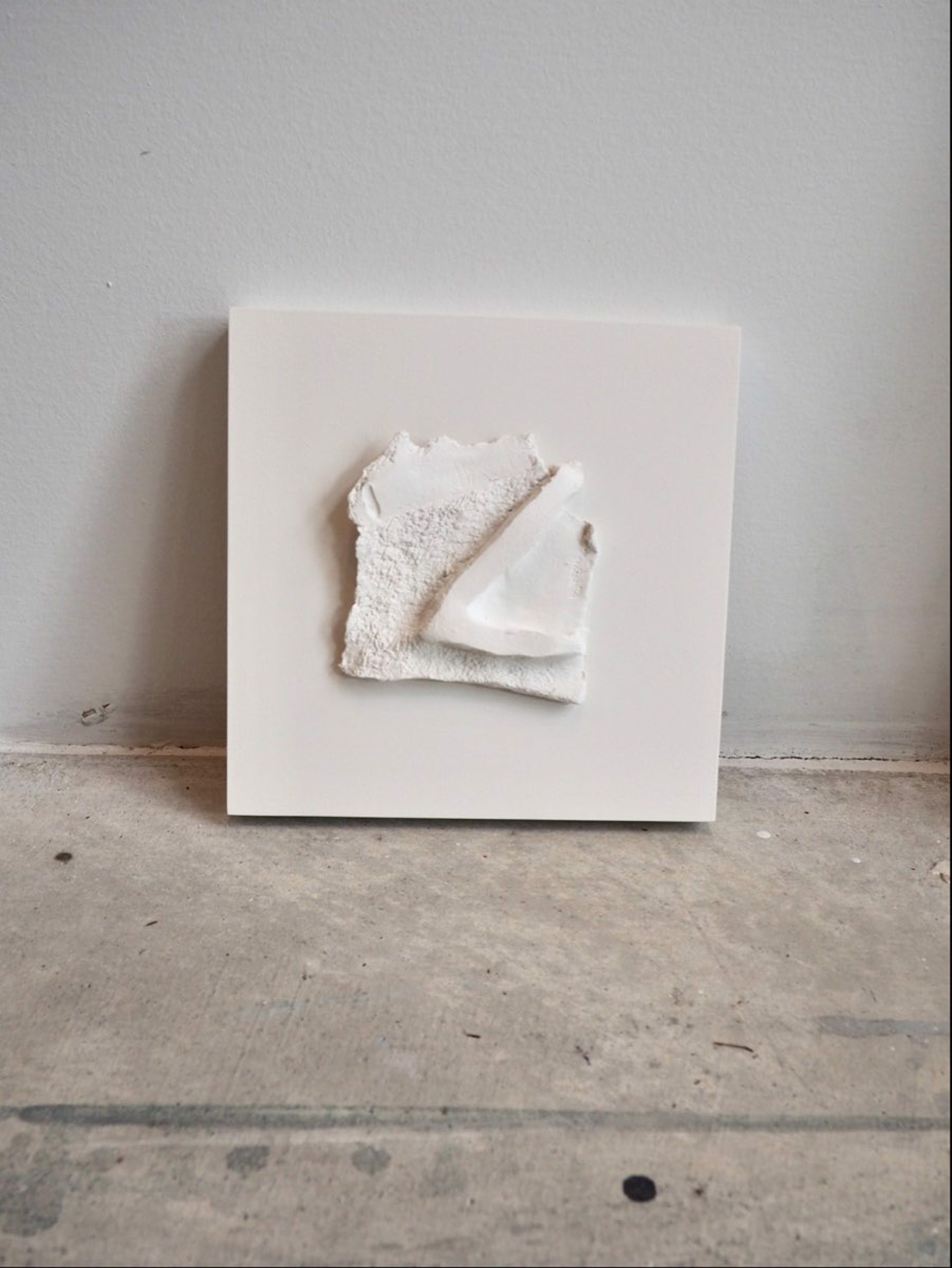 Unframed White Artifact #16 by Laura Clark
