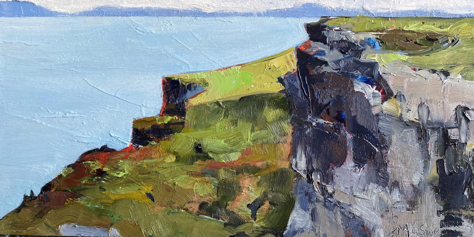 Sunlit Cliffs by Judy McSween