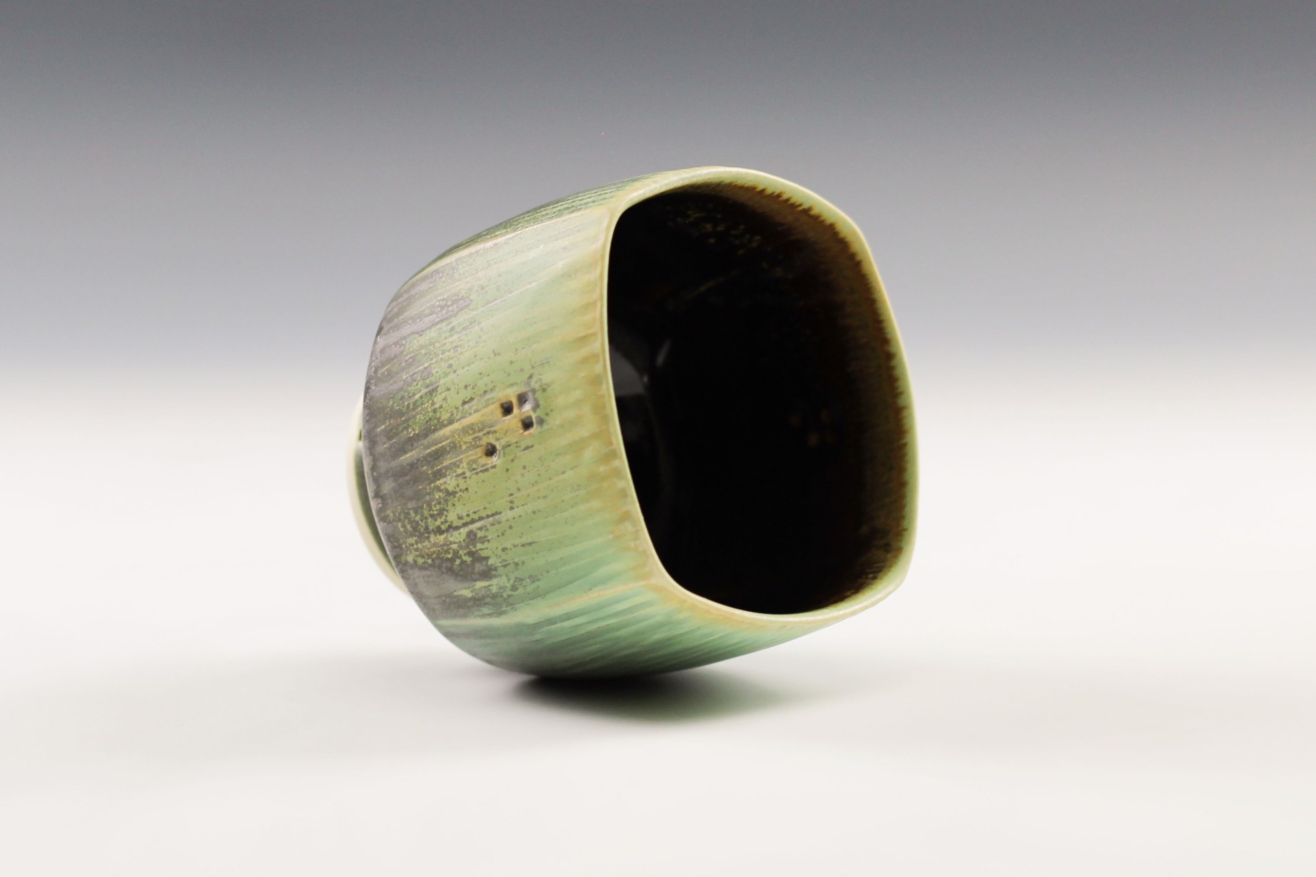 Square Green Cup by Nick DeVries