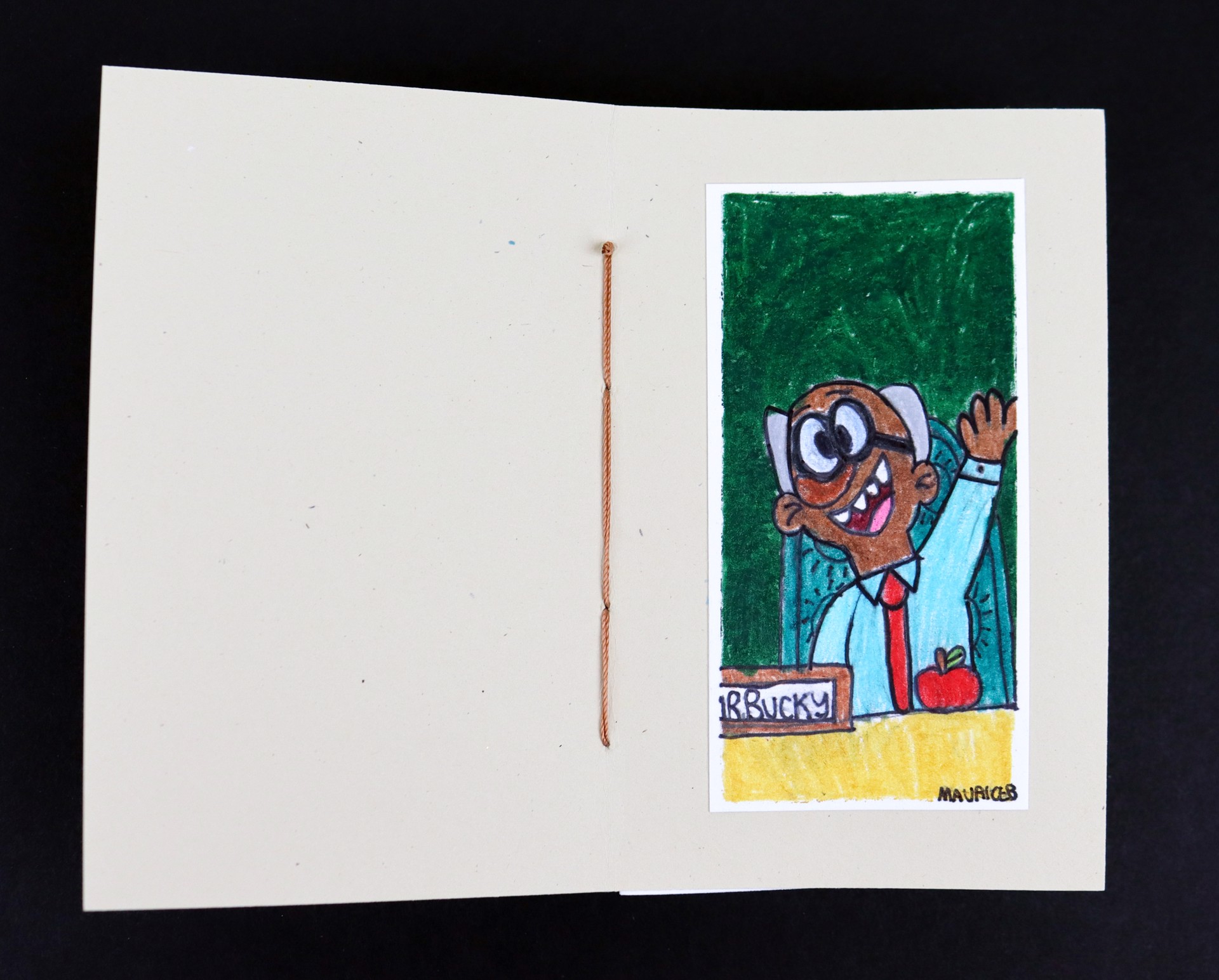 "School Daze" Handmade Art Journal by Maurice Barnes