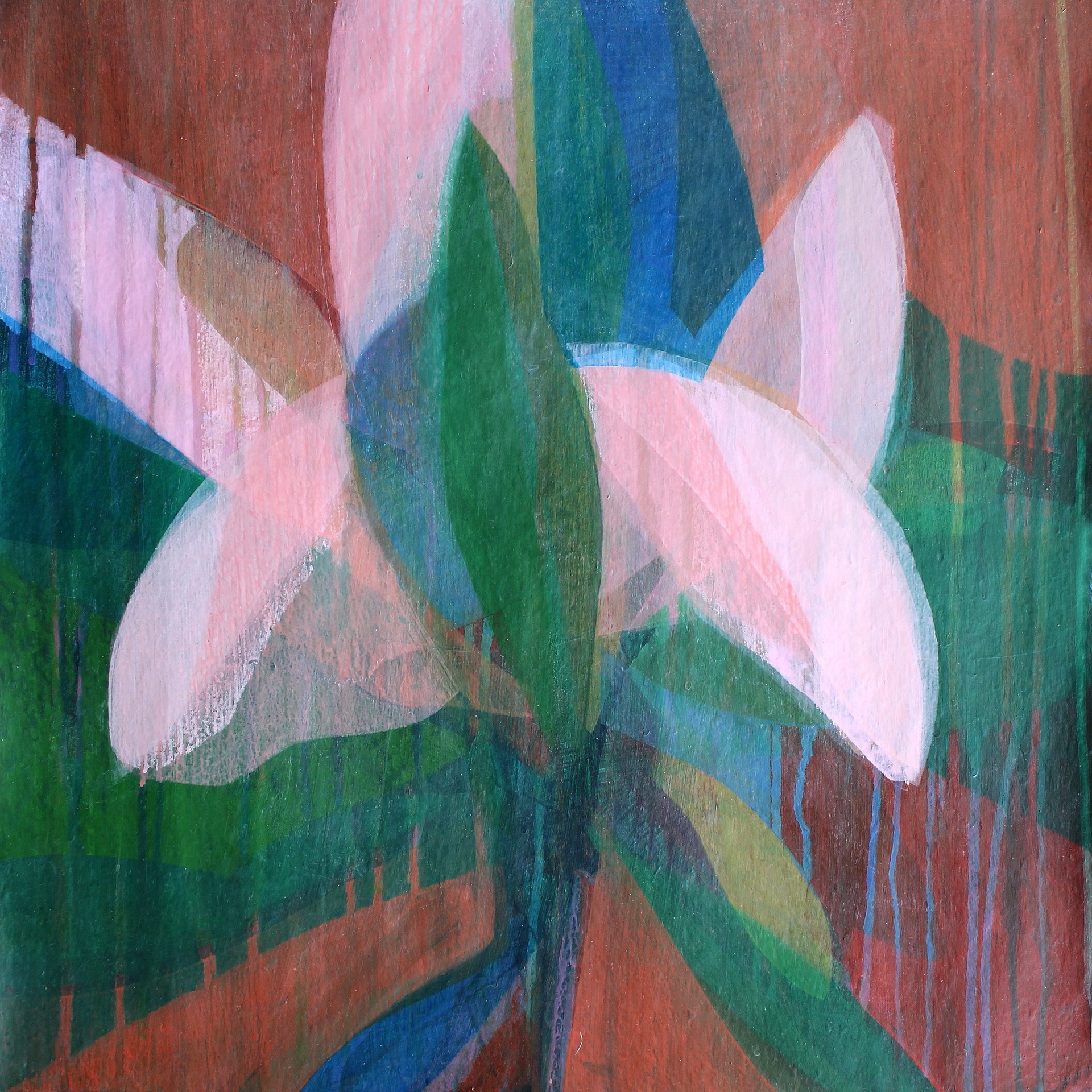 (Magnolia II) Carolina Blue by Katherine Sandoz