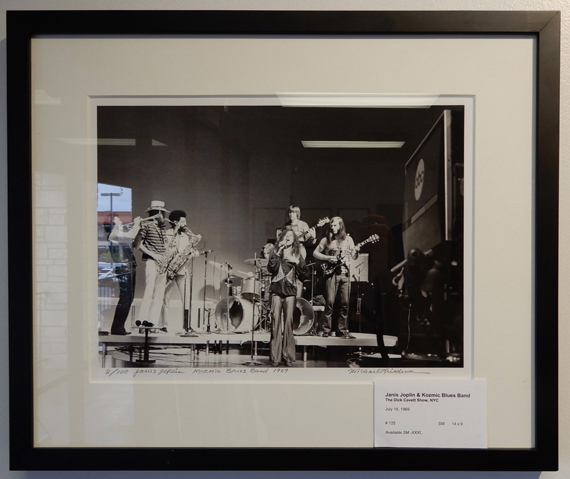 JANIS JOPLIN & KOZMIC BLUES BAND, The Dick Cavett Show, NYC July, 18 1969 by Michael Friedman