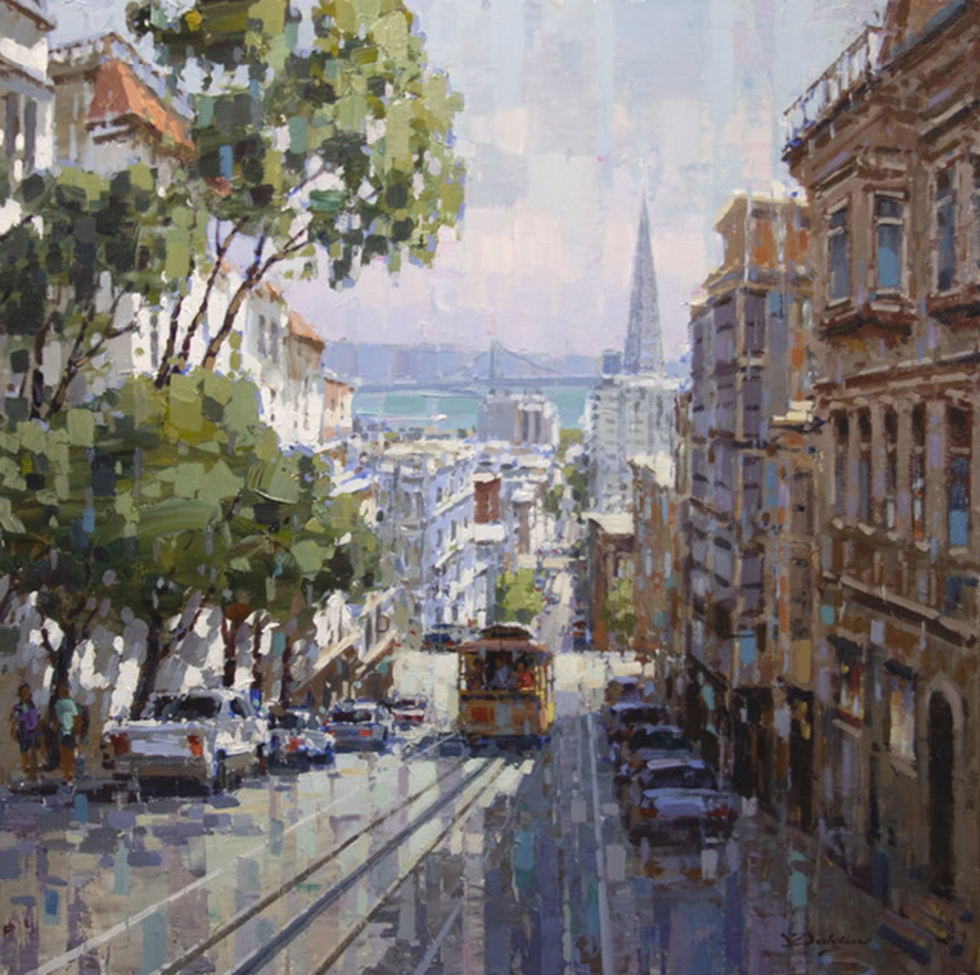S.F. View from Nob Hill by Vadim Dolgov