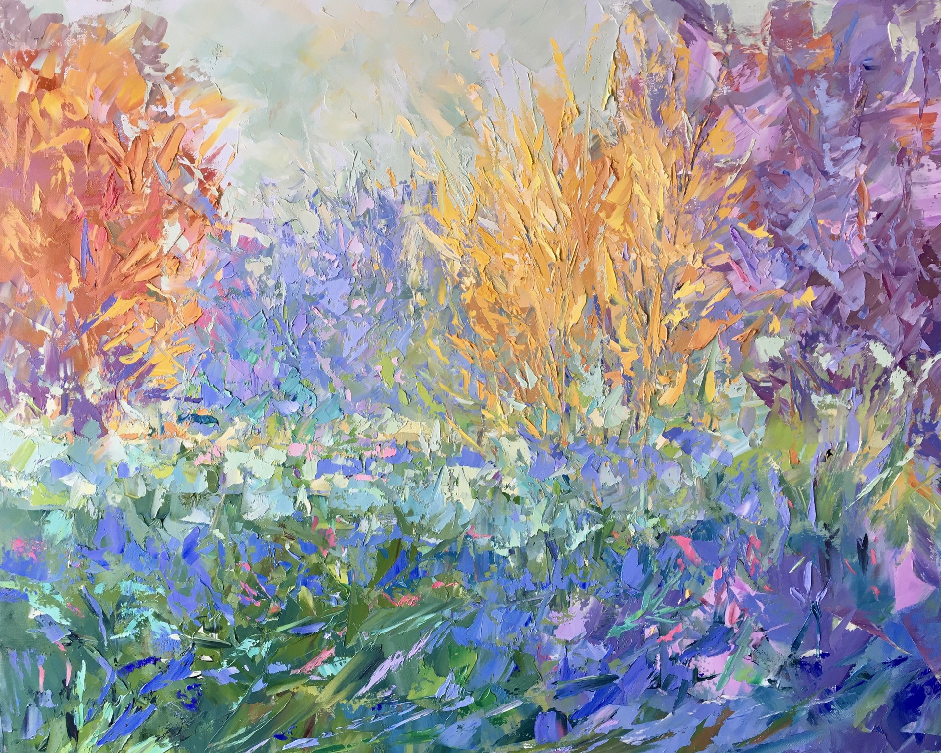 Colorful Morning (SOLD) by SANDRA PRATT