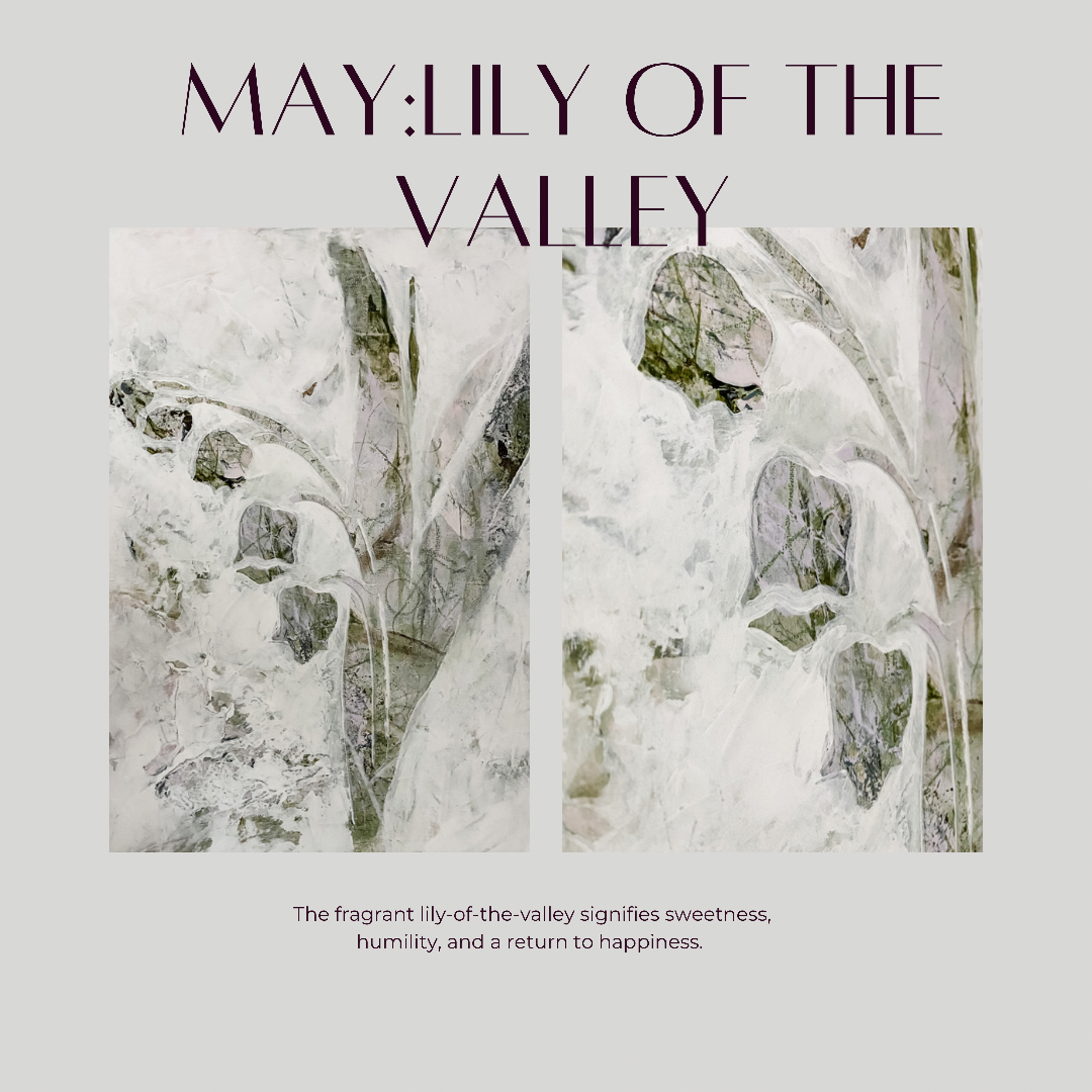 May Lily-of-the-Valley by Corinne Mitchell