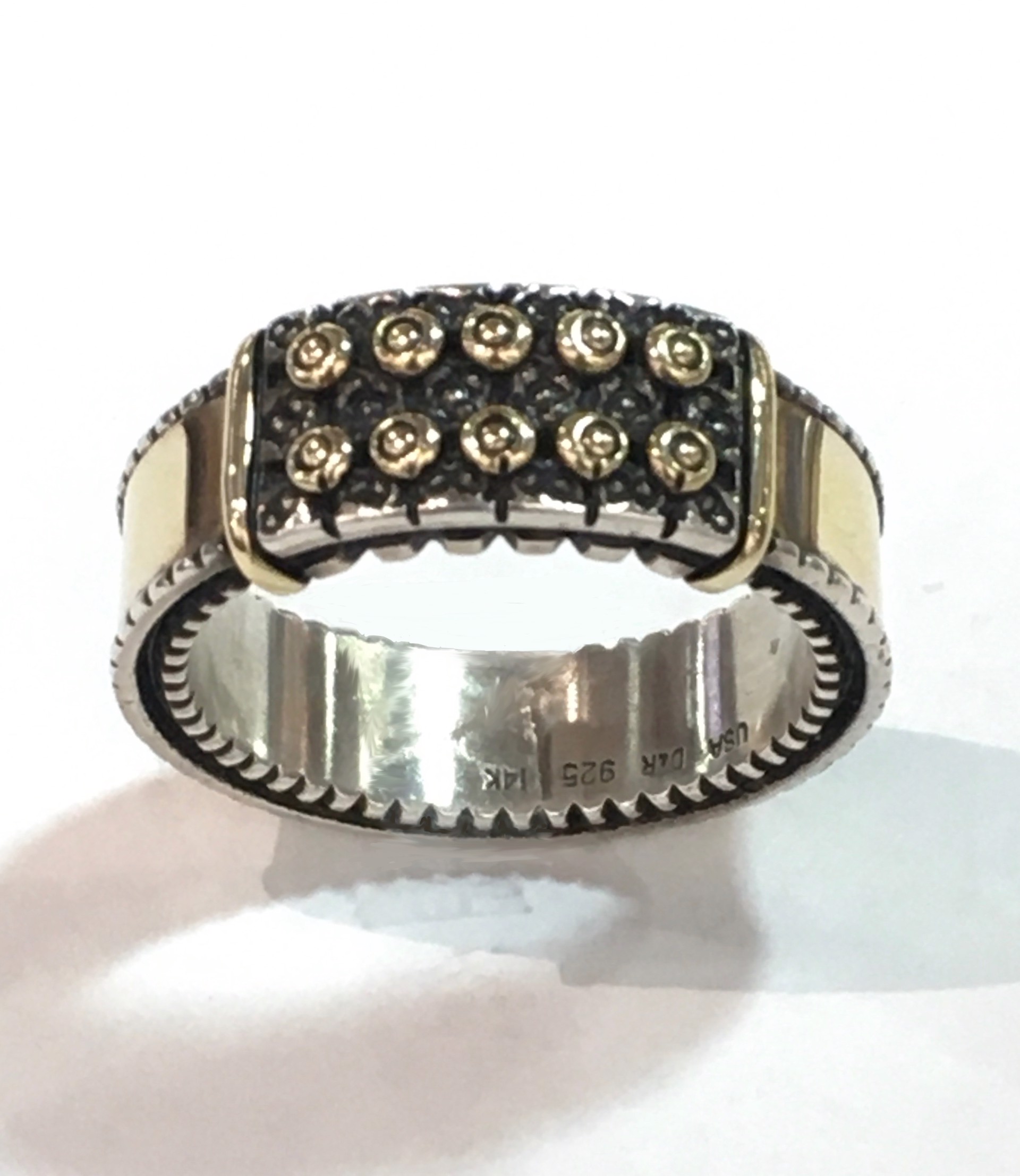 Gold and Silver Ring One of a Kind by DAVID & RONNIE