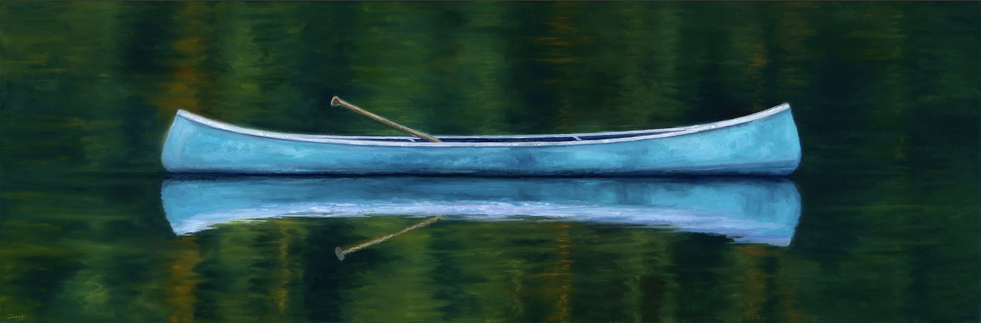 The Blue Canoe by Edward Duff