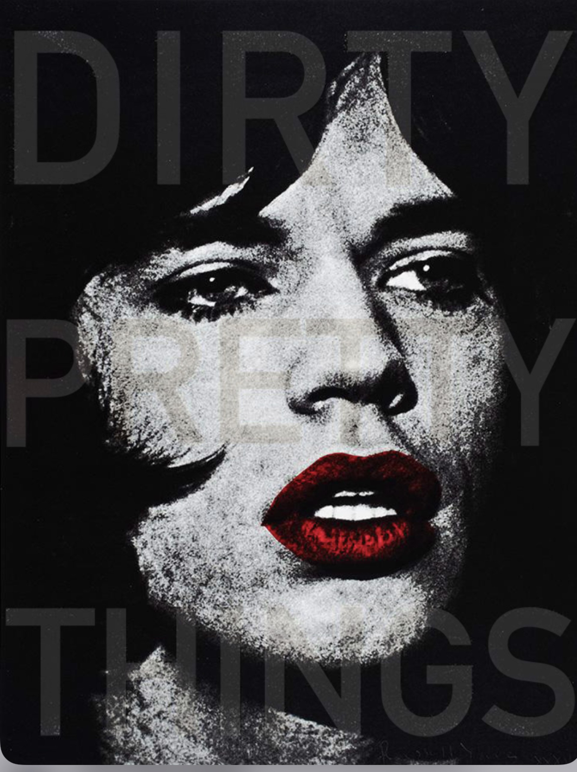 Jagger-Dirty Pretty Things by Russell Young