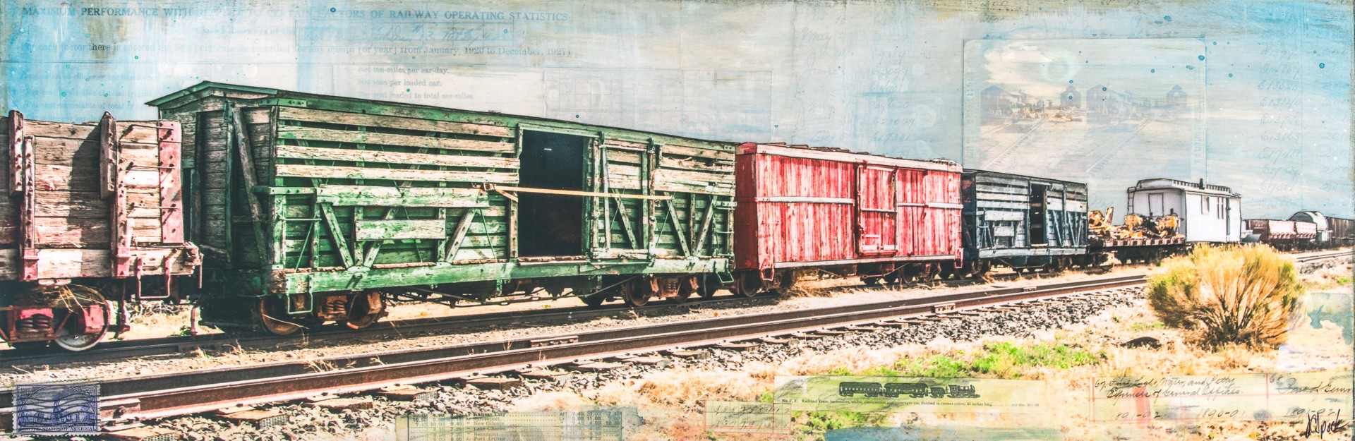 Vintage Railway by JC Spock