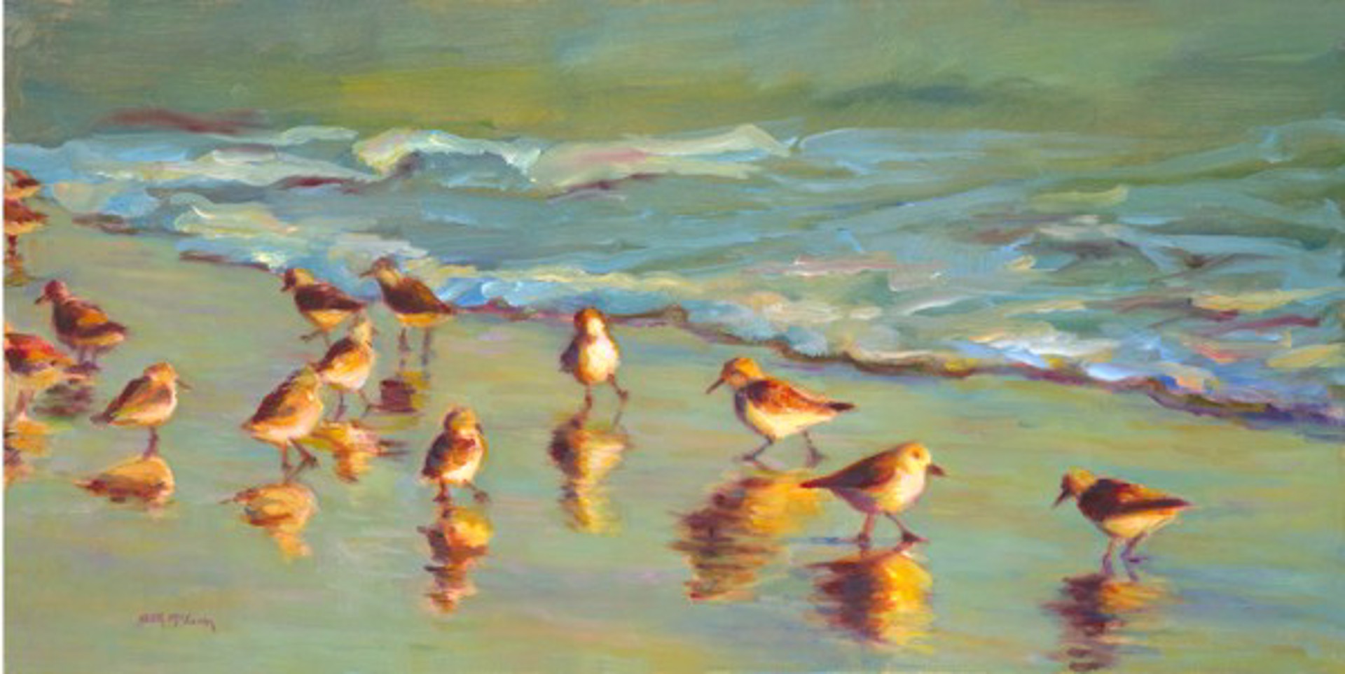 Sandpipers by Beth McLean -- Giclee Prints
