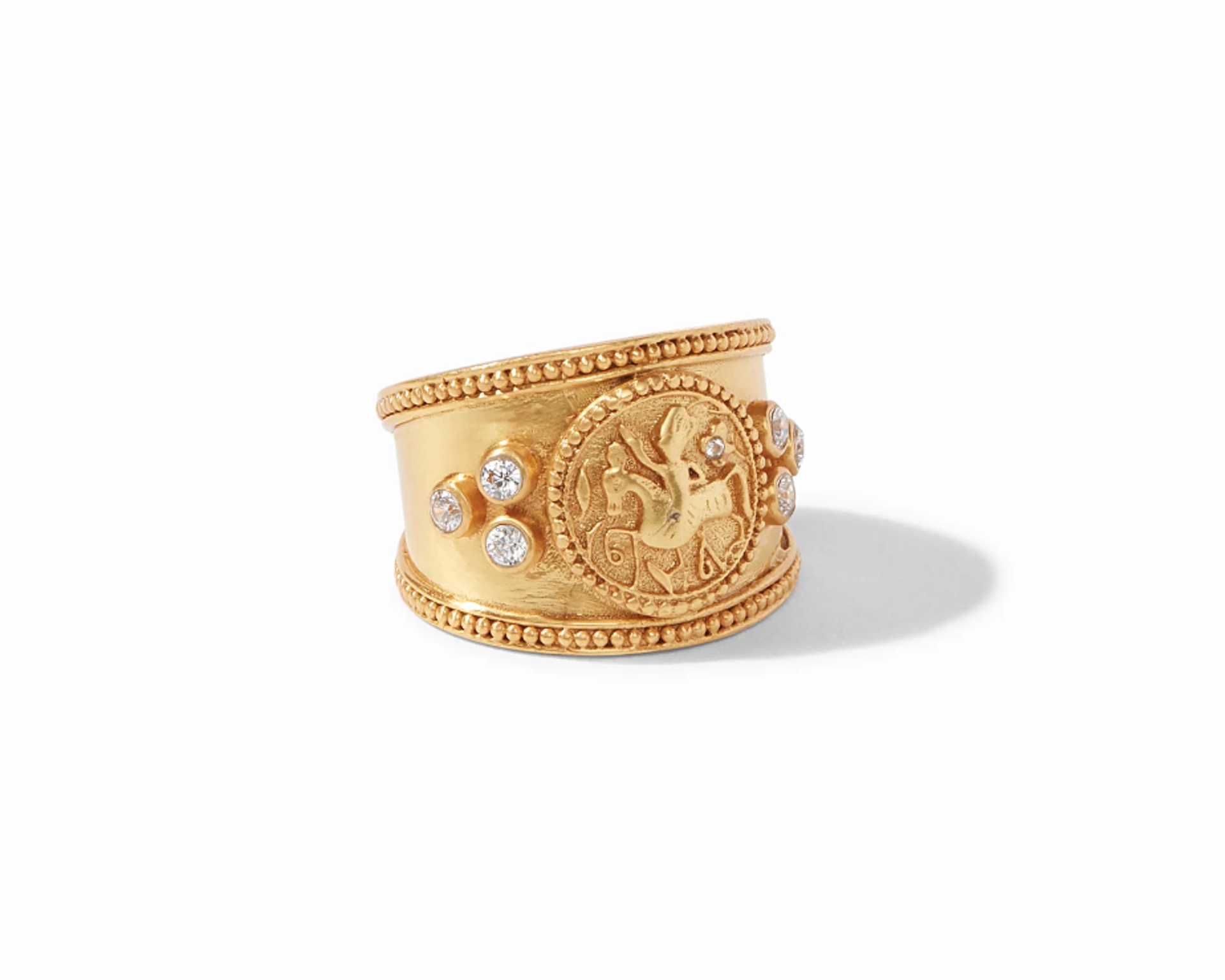 Coin Crest Ring - 8 by Julie Vos